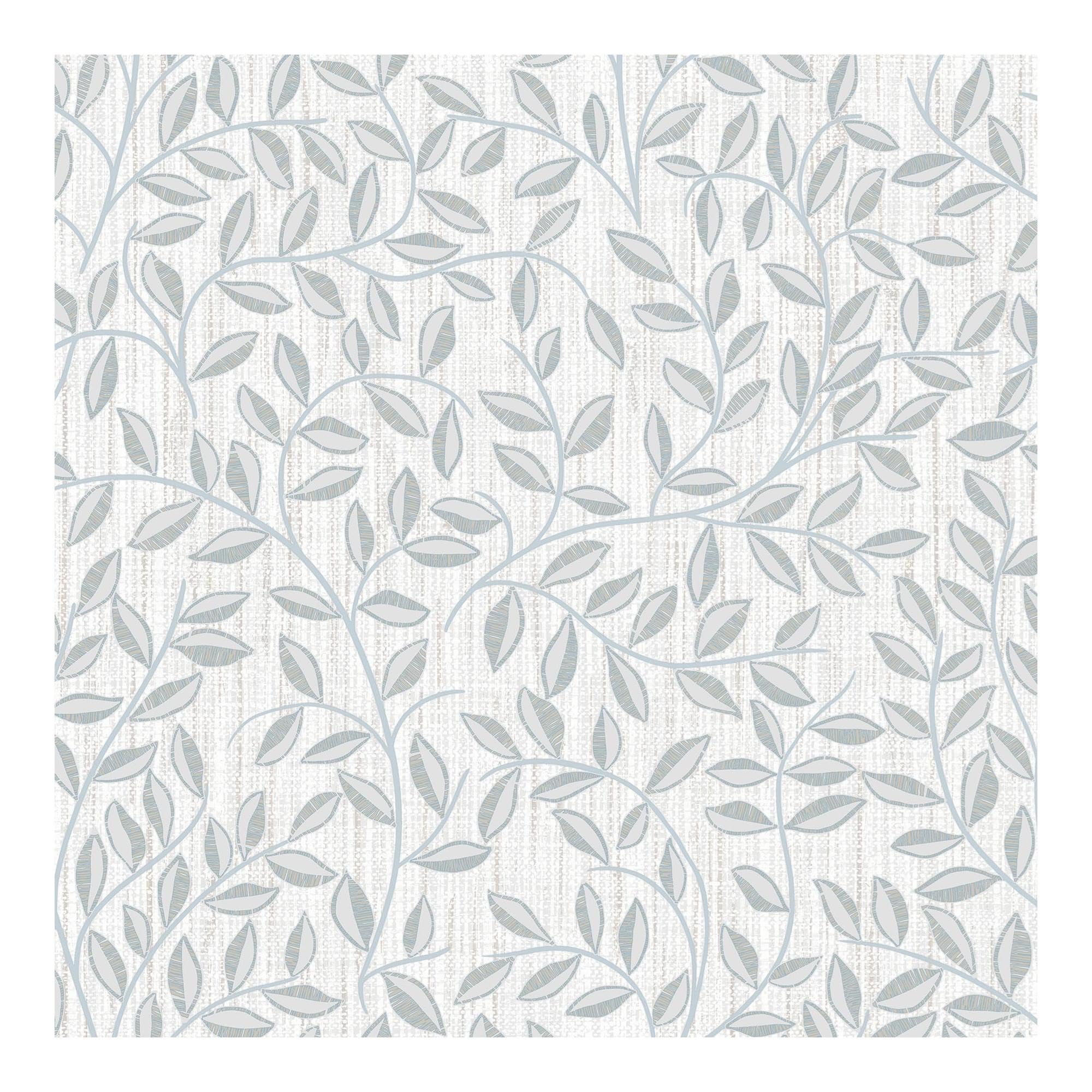 Superfresco Willow Leaf Duck Egg Wallpaper | Paste the Paper | Duck Egg Leaves | Eco-Friendly