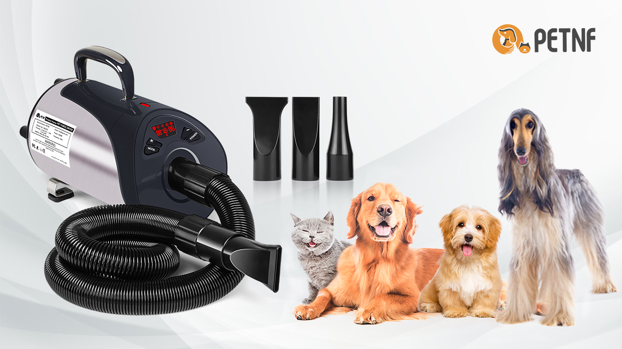 Dog Dryer, Professional Dog Hair Dryer With Led Screen 8 Adjustable Speeds & Temp Dog Blow Dryer High Velocity Low-Noise… - Image 7