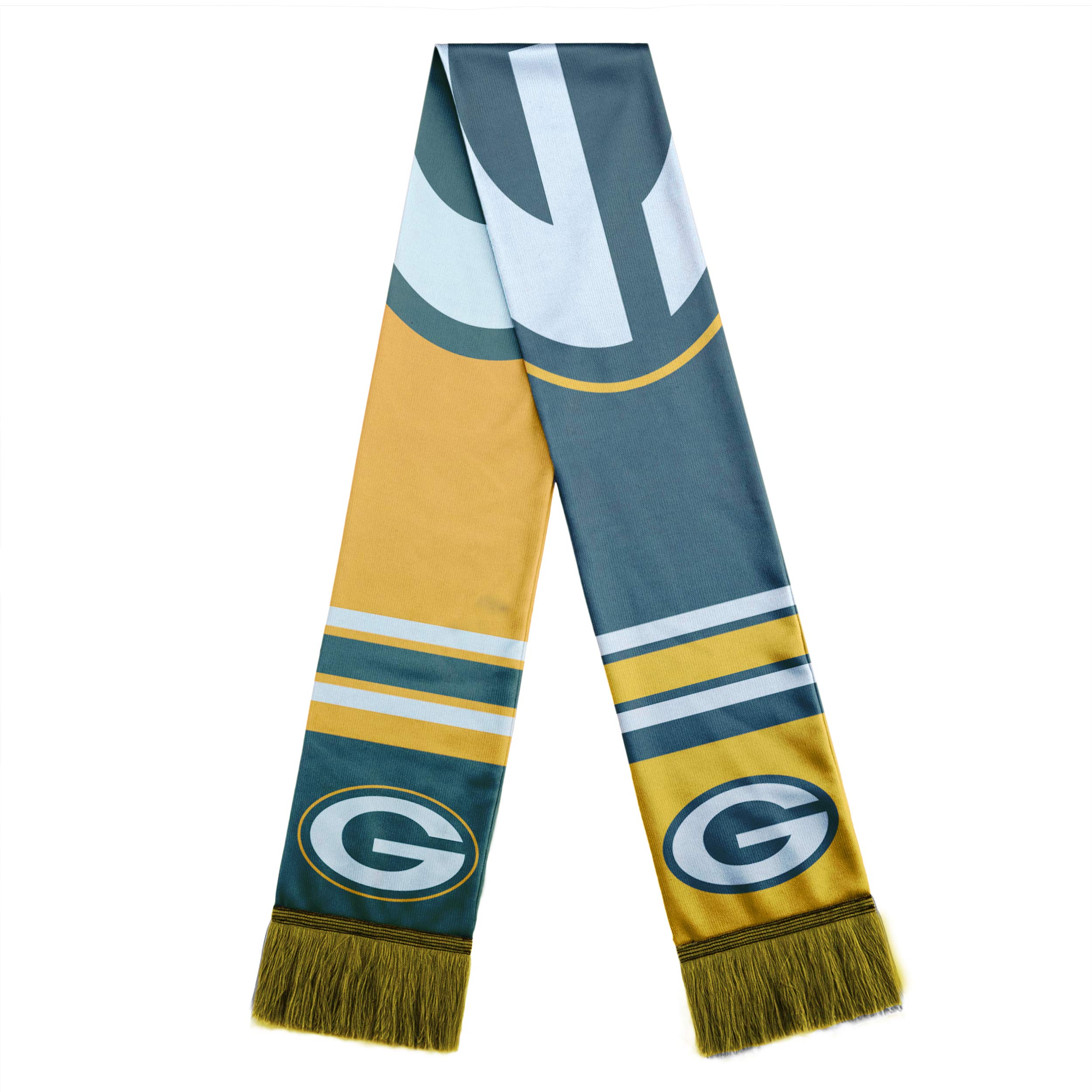 FOCO Colorblock Big Logo Scarf Green Bay Packers
