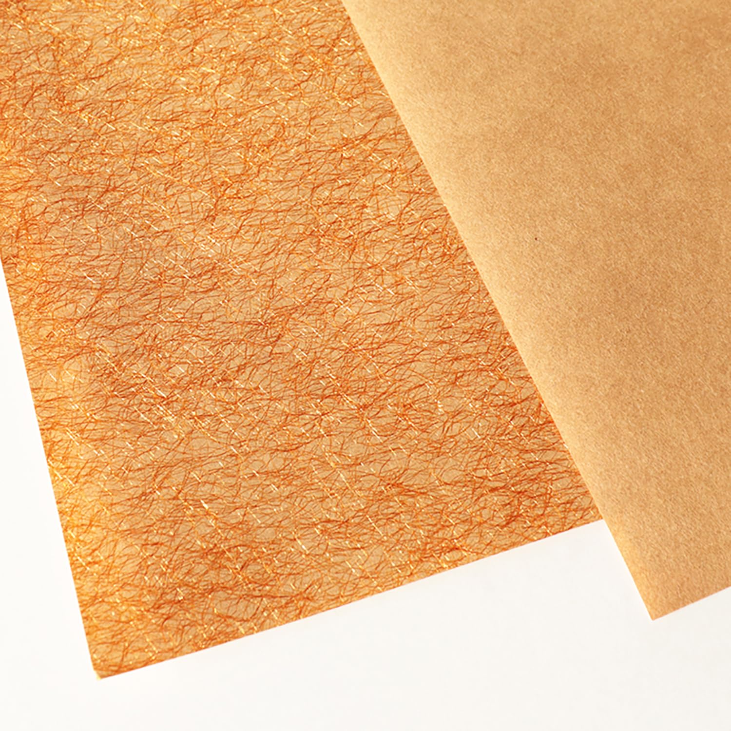 Medetaya Washi Saiko Paper Gold Brown 31.5×21.7 inches 1 Piece Solid Large Size Yellow Orange Gold Wrapping Paper Display Craft Paper Handmade Craft Paper Wrapping Paper