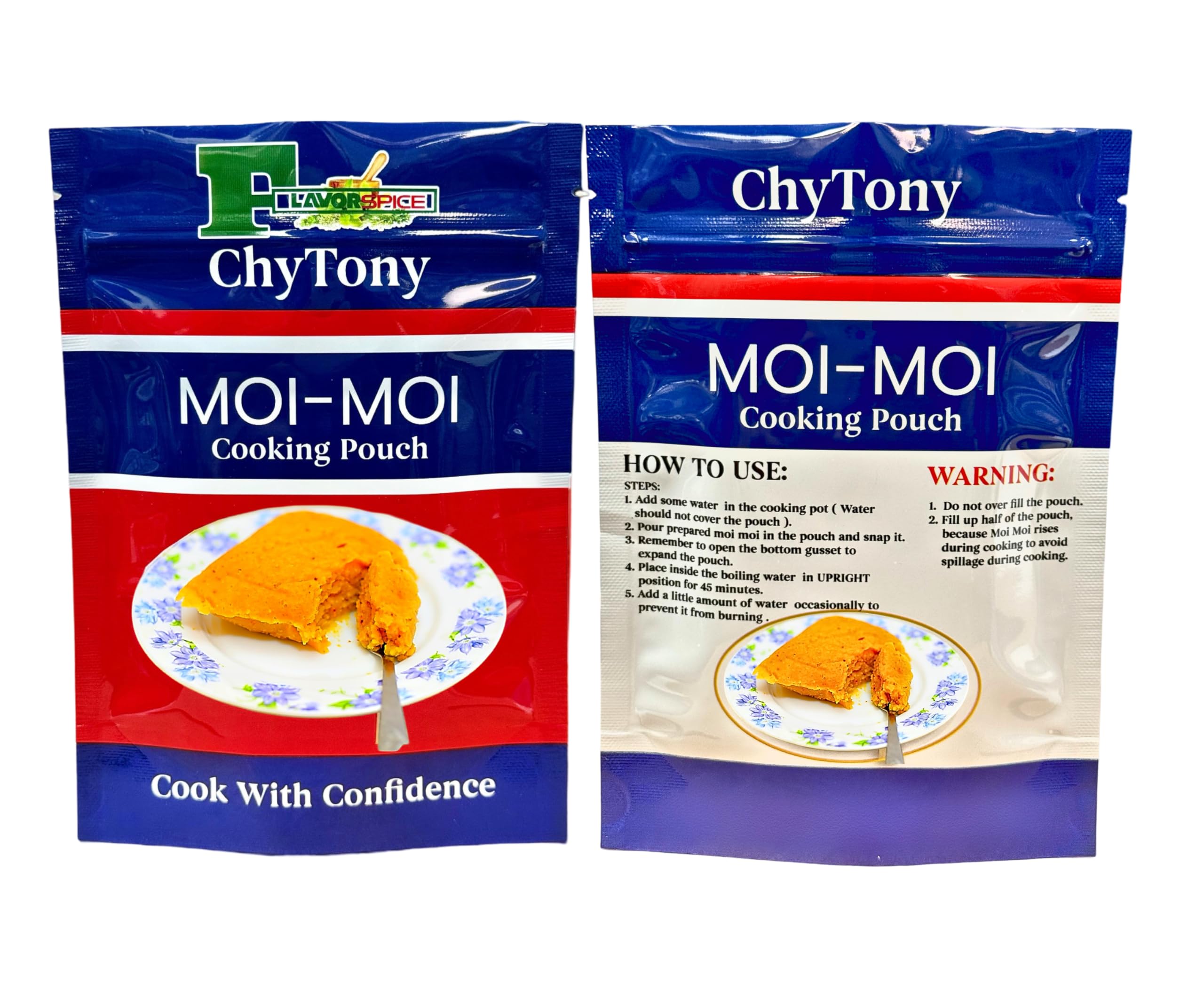 MoiMoi Cooking Pouch (pack of 100) Great for Moi Moi/Moin Moin (Bean cake), Okpa, Ekuru, and Ofada