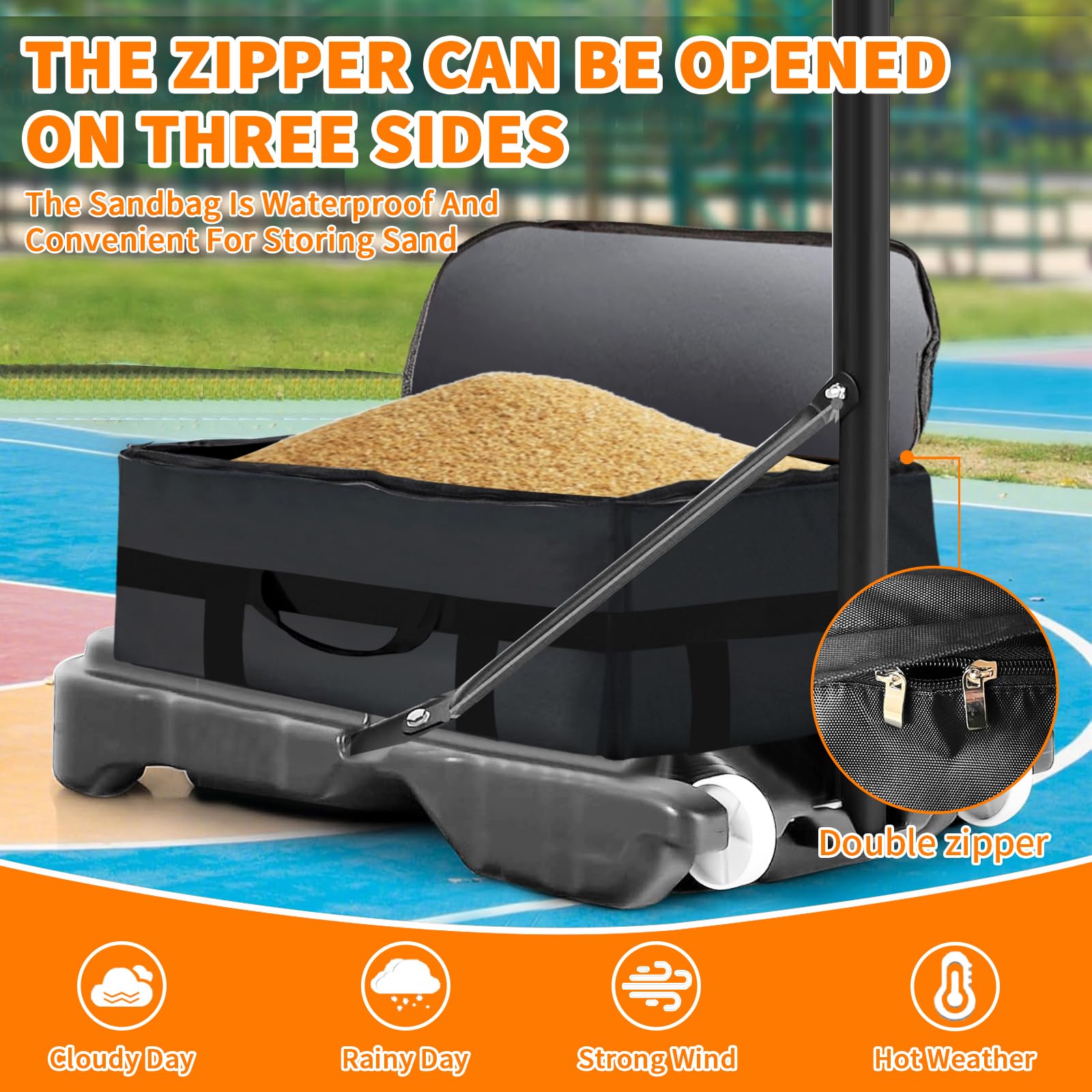 Amazing Sand For Basketball Hoop Gallery