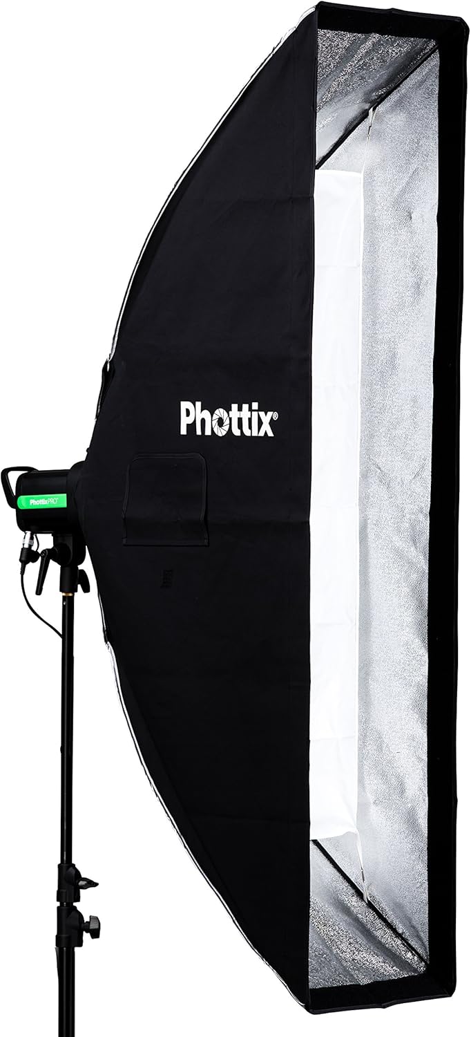Phottix Solas Strip Camera Lighting Solas Strip Softbox with Grid 14X55in (PH82617)