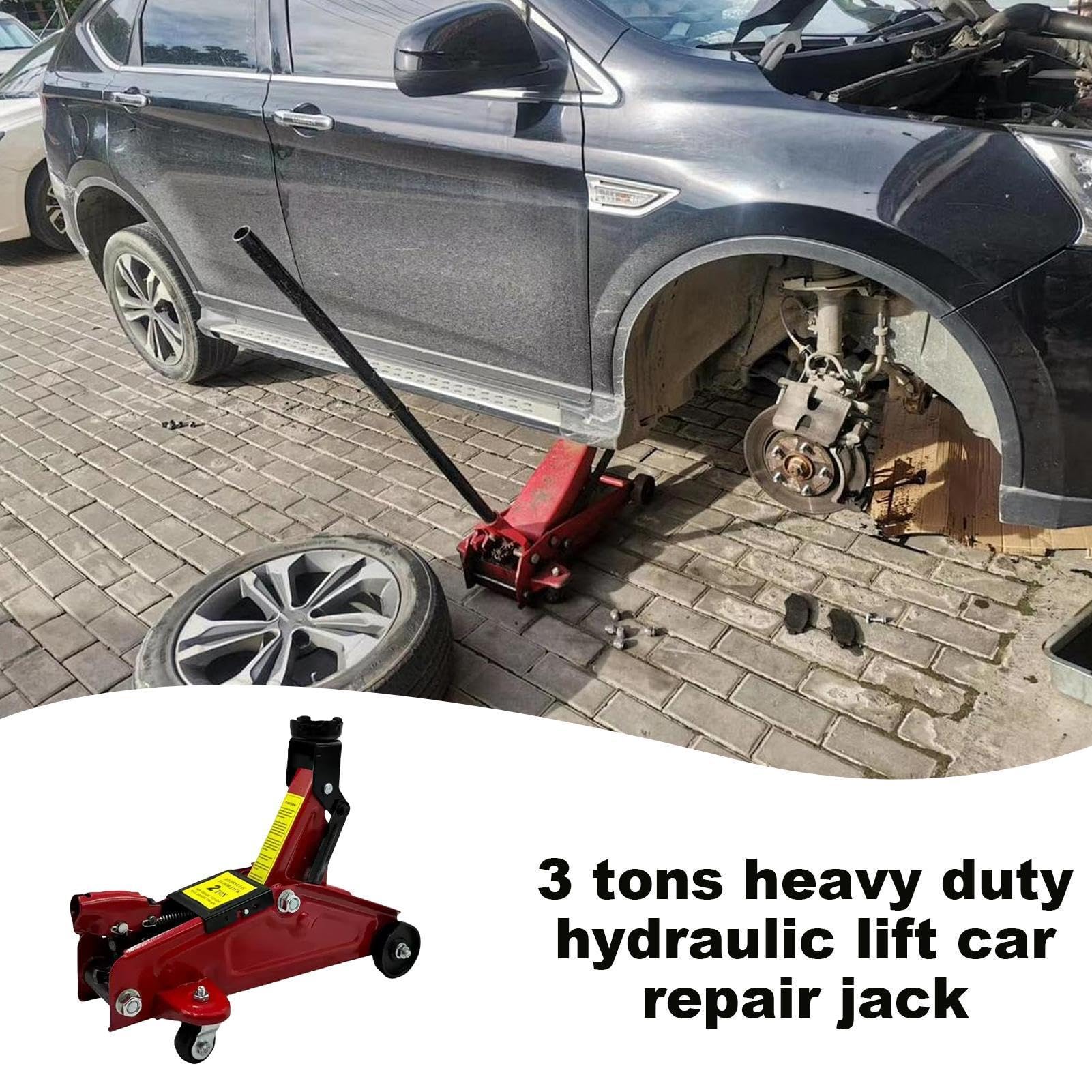 Cric Idraulico per Auto Cric Auto Pesante 3 Tonnellate