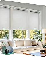 Vista 19 de Yoolax Persianas Motorizadas con Control Remoto, Persianas Inteligentes Opacas para Ventanas Persianas Enrollables Impermeables Motorizadas