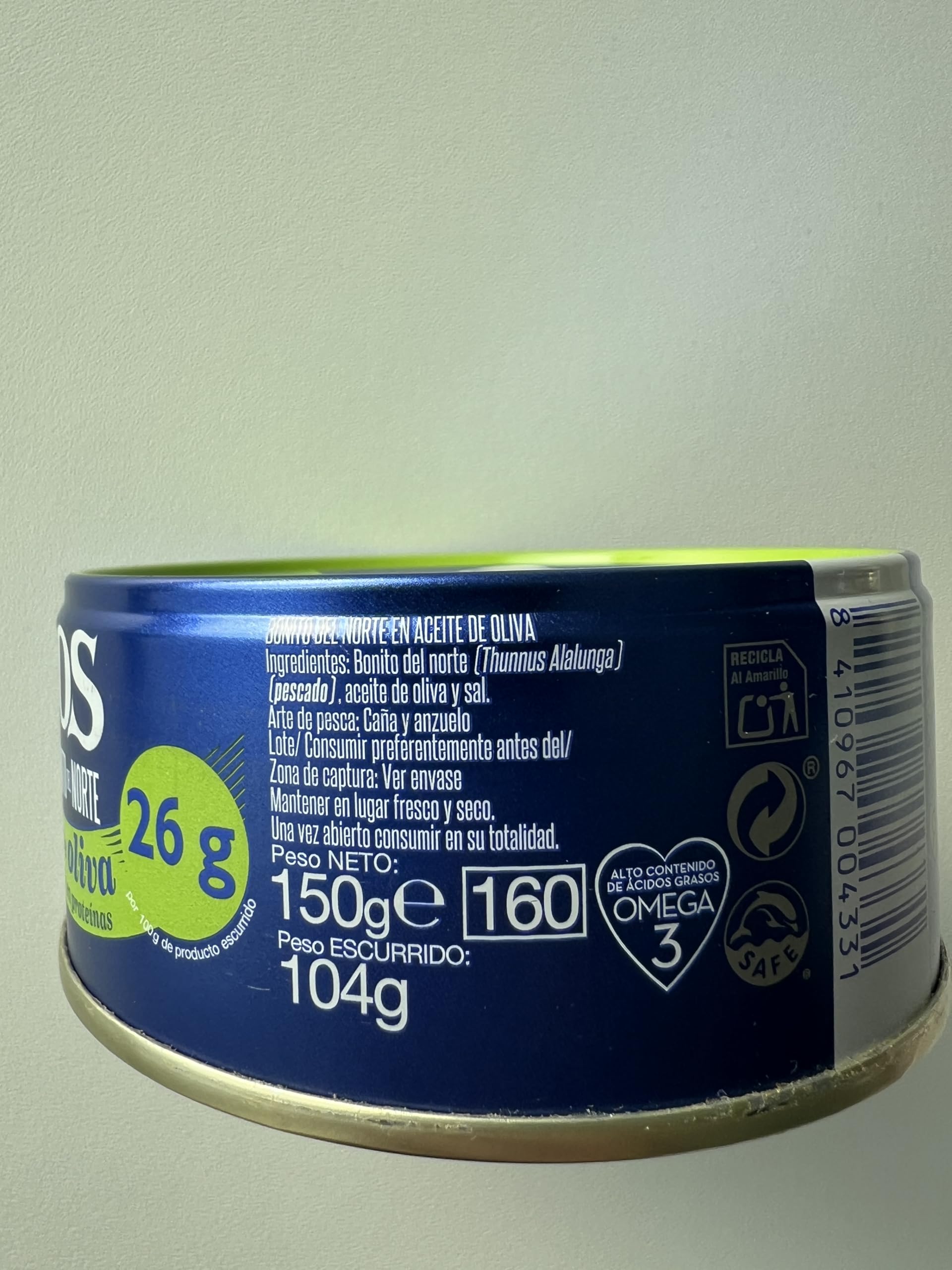 Campos, Conserva de bonito del norte en aceite de oliva - 160 gr. - 3