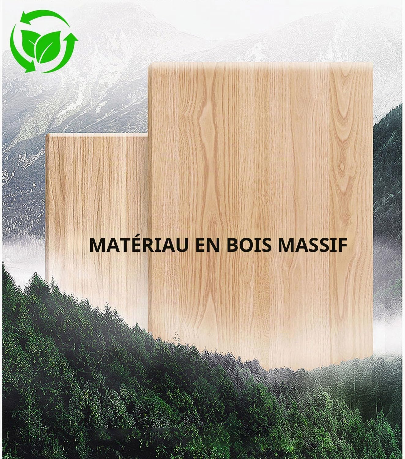 Cache Box WiFi, Boite Rangement Routeur WiFi Cache par Faitement Le Boitier TV et Módem-Router, Bois Massif Box, Cable Management L'etagère (Brown)