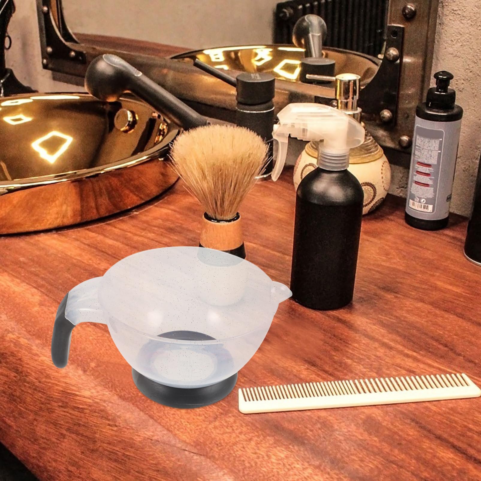 VALICLUD 5stücke Hair Dye Mixing Bowl Mit Saugnapfbasis Professionelle Färbeschale Silikon Einfach Zu Reinigen Für Diy-haarfärbung Im Salon Hause