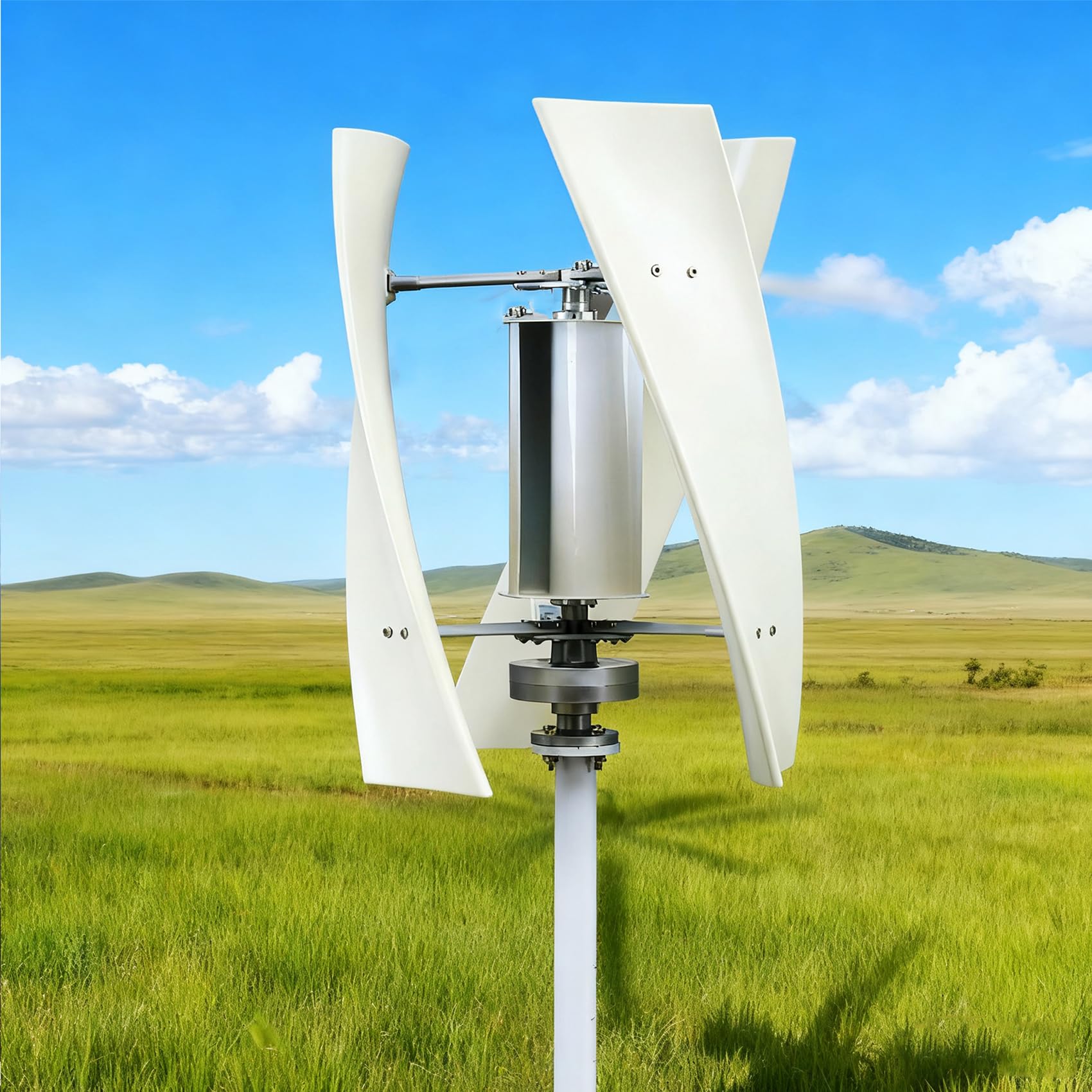 6000W Domowy Pionowy System Wytwarzania Energii Wiatrowej