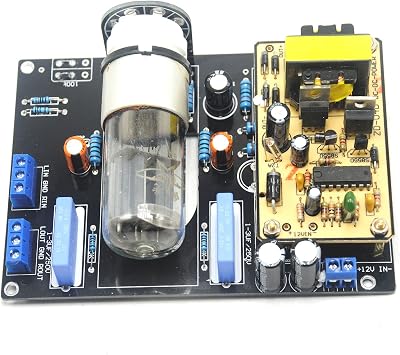 DC12V Car 6N8P (6H8C 6SN7) Tube Valve PreAmplifier Board Audio DIY Pre-amp
