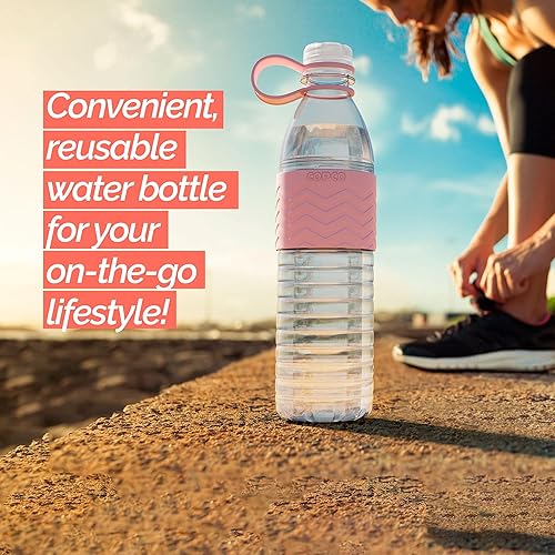 Miniatura 2 de Copco 2510-2298 Botella Hydra Chevron grande, color rosa, 20 onzas