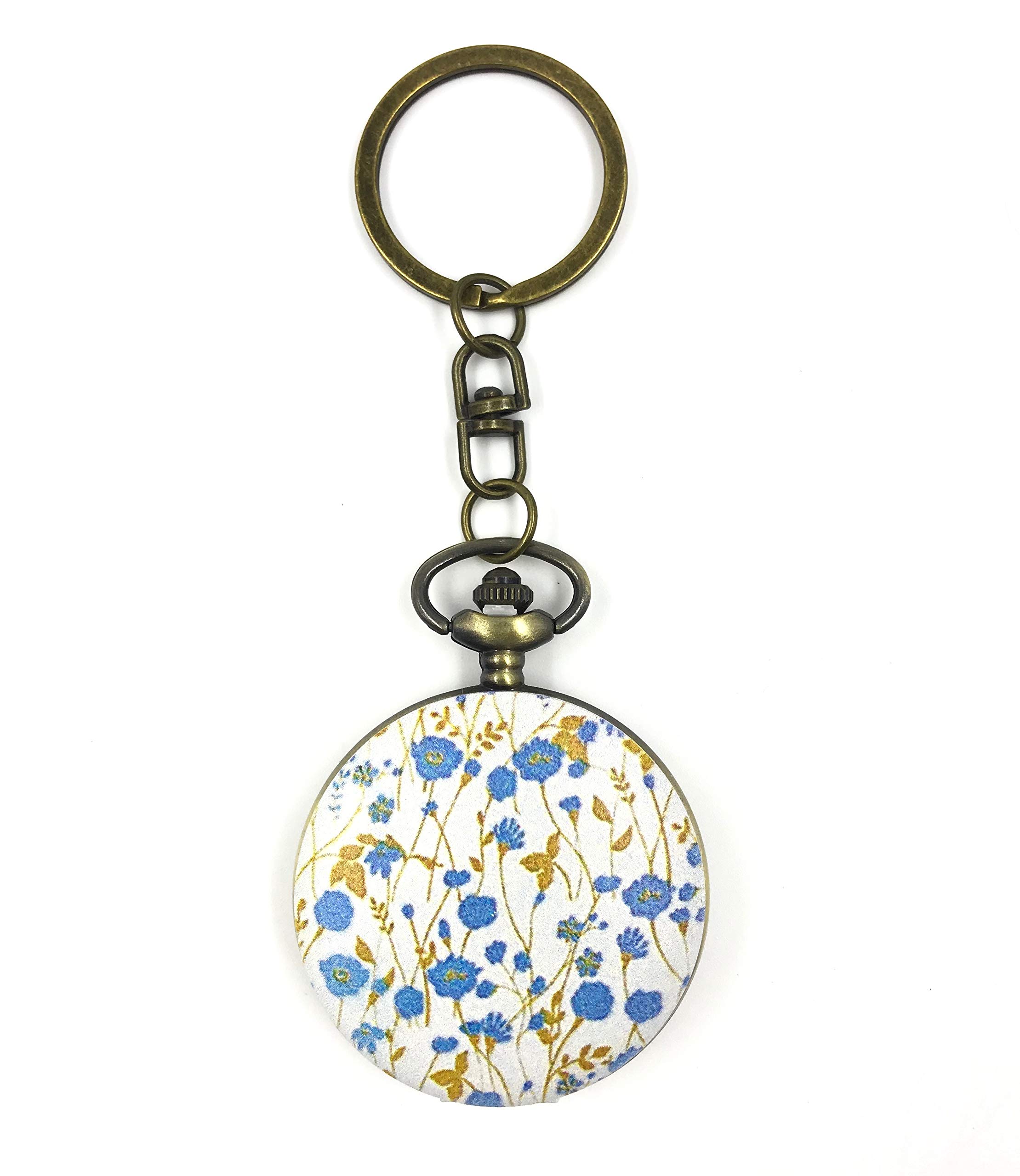 Good Goody Functional Printed Floral Pocket Gandhi Watch/Utility Keyring (Multicolour)