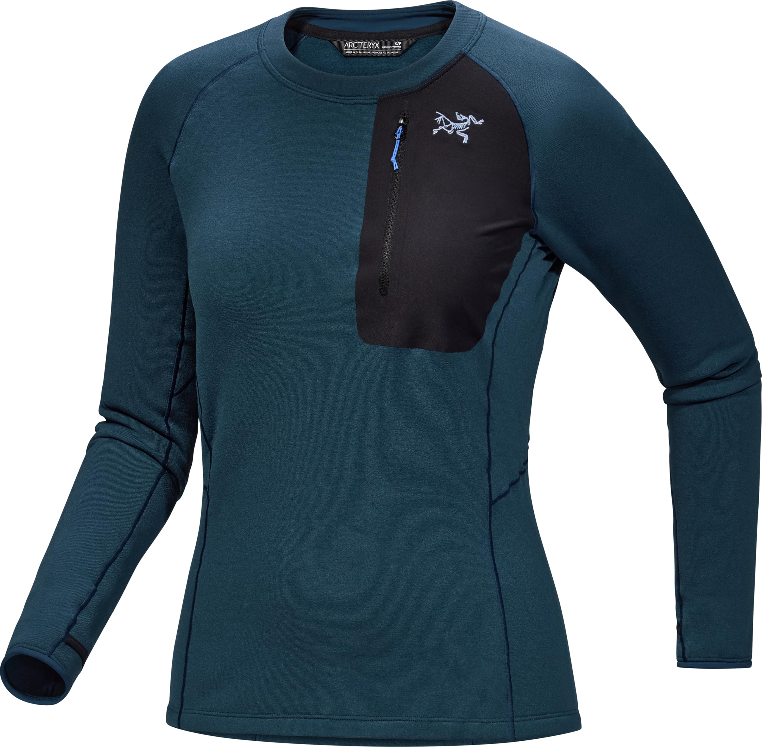 Kyanite Baselayer Crew Neck Women's | Our Warmest Stretch-Fleece Base Layer Crew