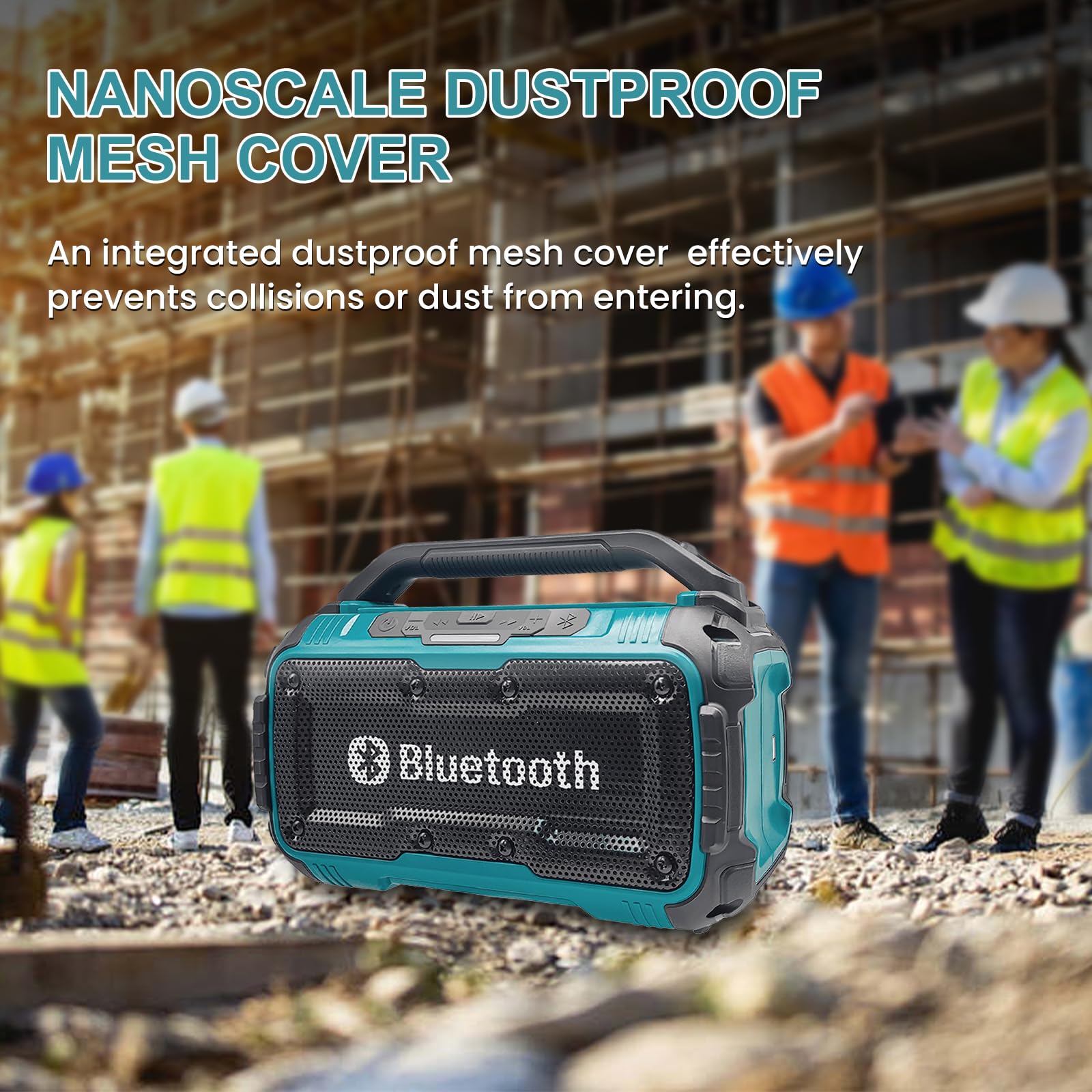 Altoparlante senza fili per Batterie,Altoparlante con doppio (senza batteria) | Altoparlante Bluetooth compatto,10 m di connessione,per la casa e le feste