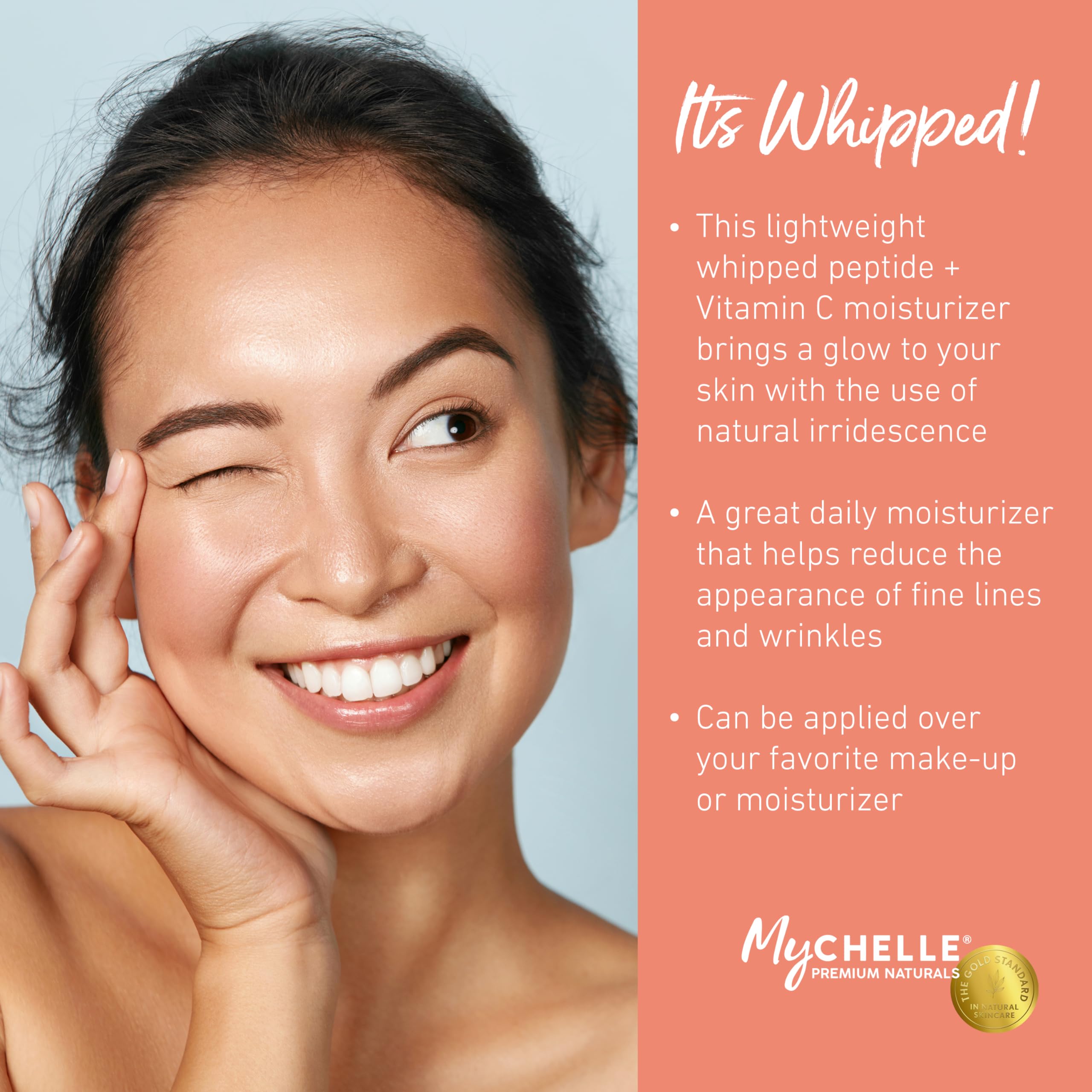 MYCHELLE Illuminating Peptide-Rich ​Whipped Moisturizer​, 1.2 OZ thumbnail 4