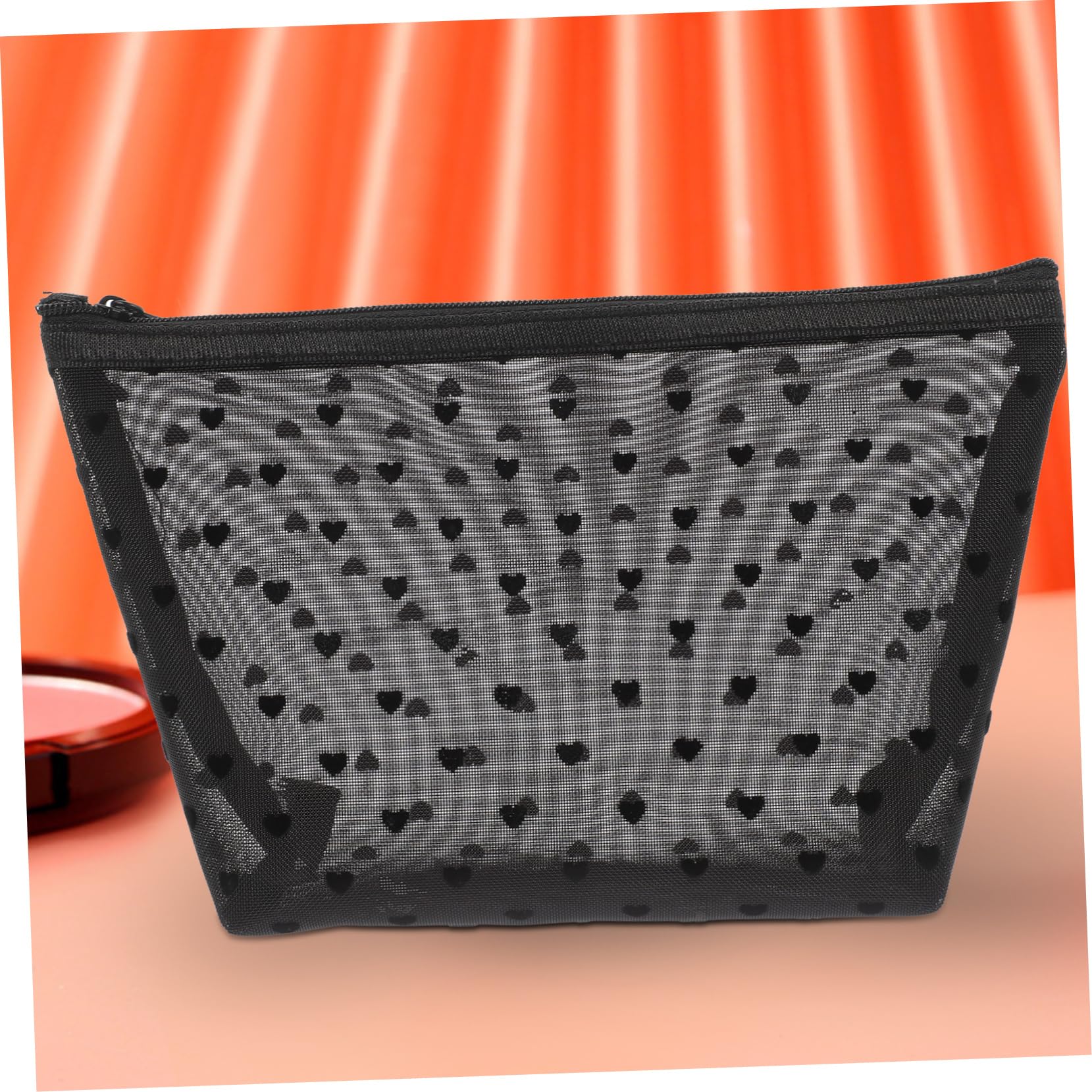 FOMIYES 15piezas Bolsa De Maquillaje Portátil Organizador De Viaje para Cosméticos y Artículos De Tocador Diseño Transparente y Ligero para Mujeres y Niñas