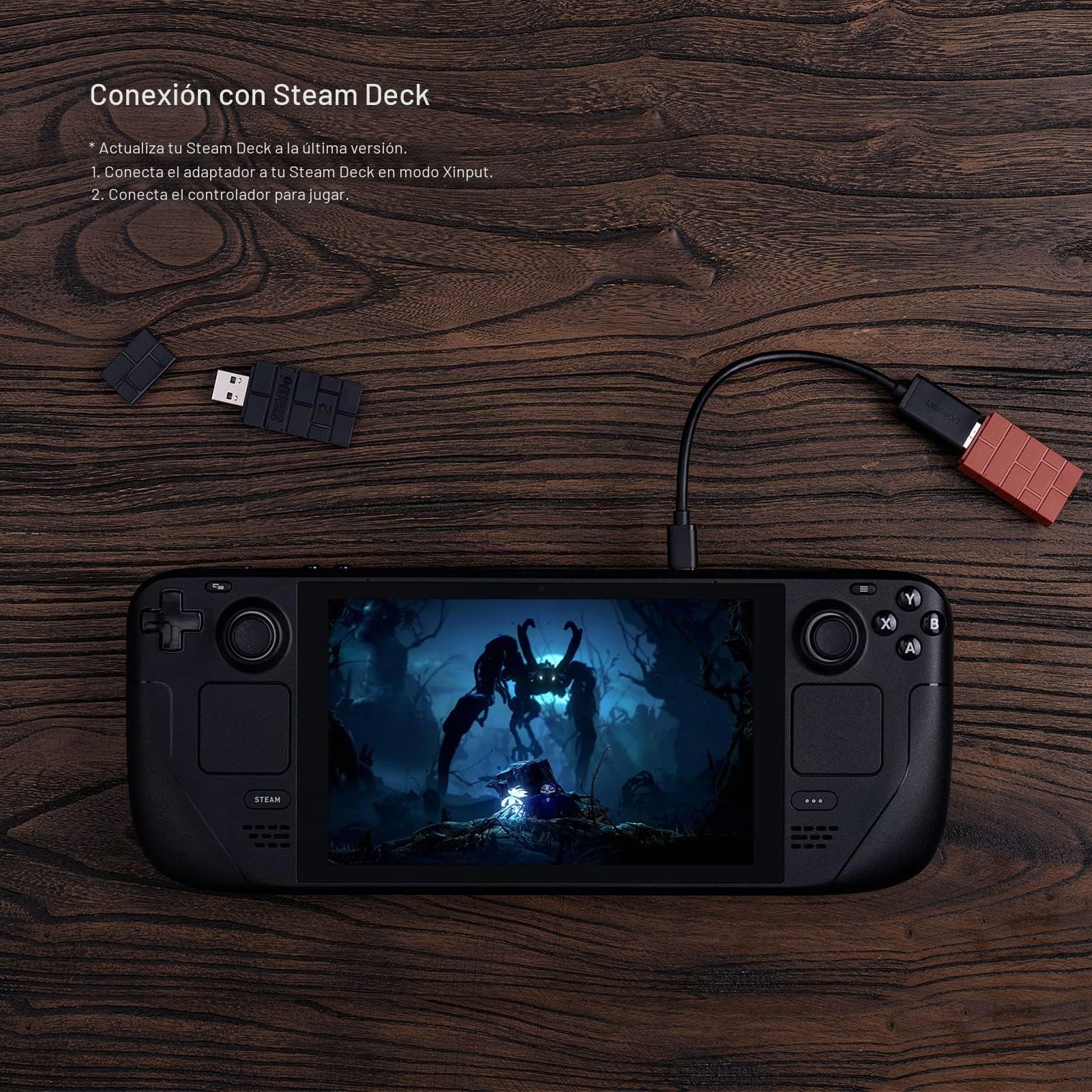 8bitdo Adaptador USB inalámbrico 2 para Switch, Windows, Mac y Raspberry Pi Compatible con Controladores Xbox Series X & S, Controlador Bluetooth Xbox One, Switch Pro y Controlador PS5