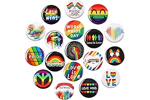 SEPGLITTER Pride Buttons: Express Yourself with Pride