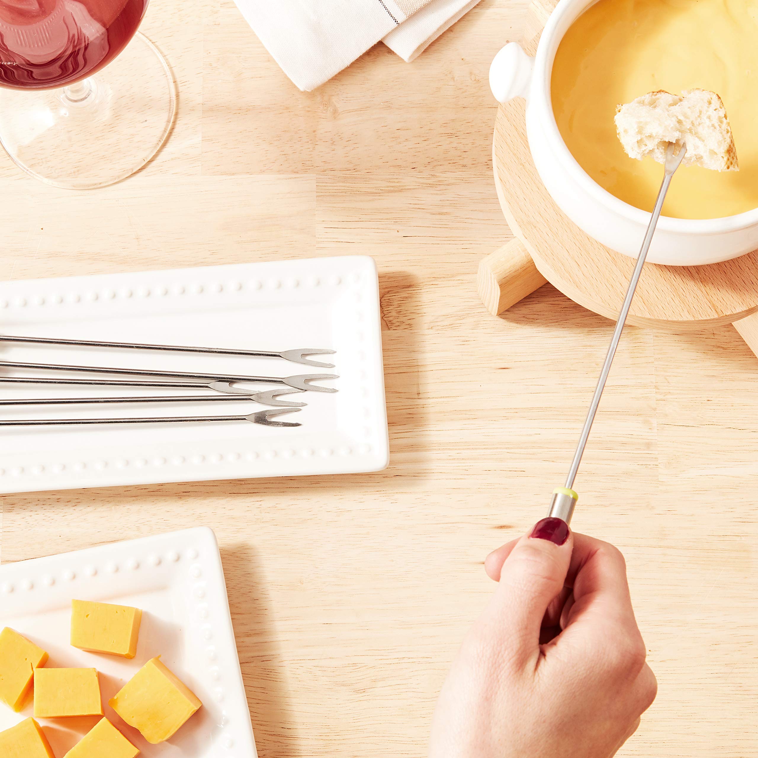 Fox Run Stainless Steel 9.5" Fondue Forks, 9.25 x 0.5 x 0.5, Metallic — Amazon image 10
