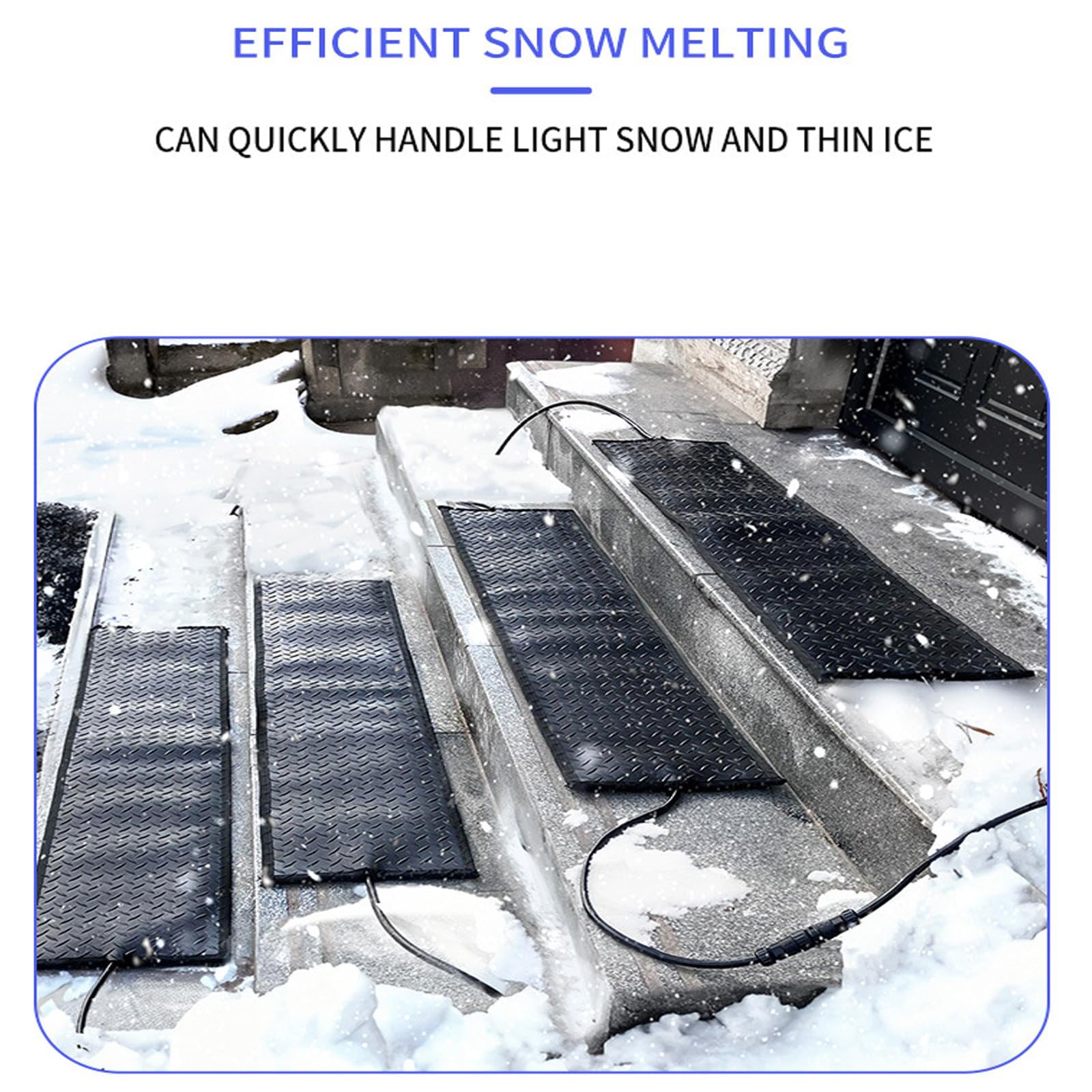 Tapis Chauffants pour Faire Fondre La Neige sur Les Allées Et Les Escaliers,Tapis Chauffants pour Faire Fondre La Neige sur Les Escaliers, dans Les Garages Et Les Allées 20inx60in