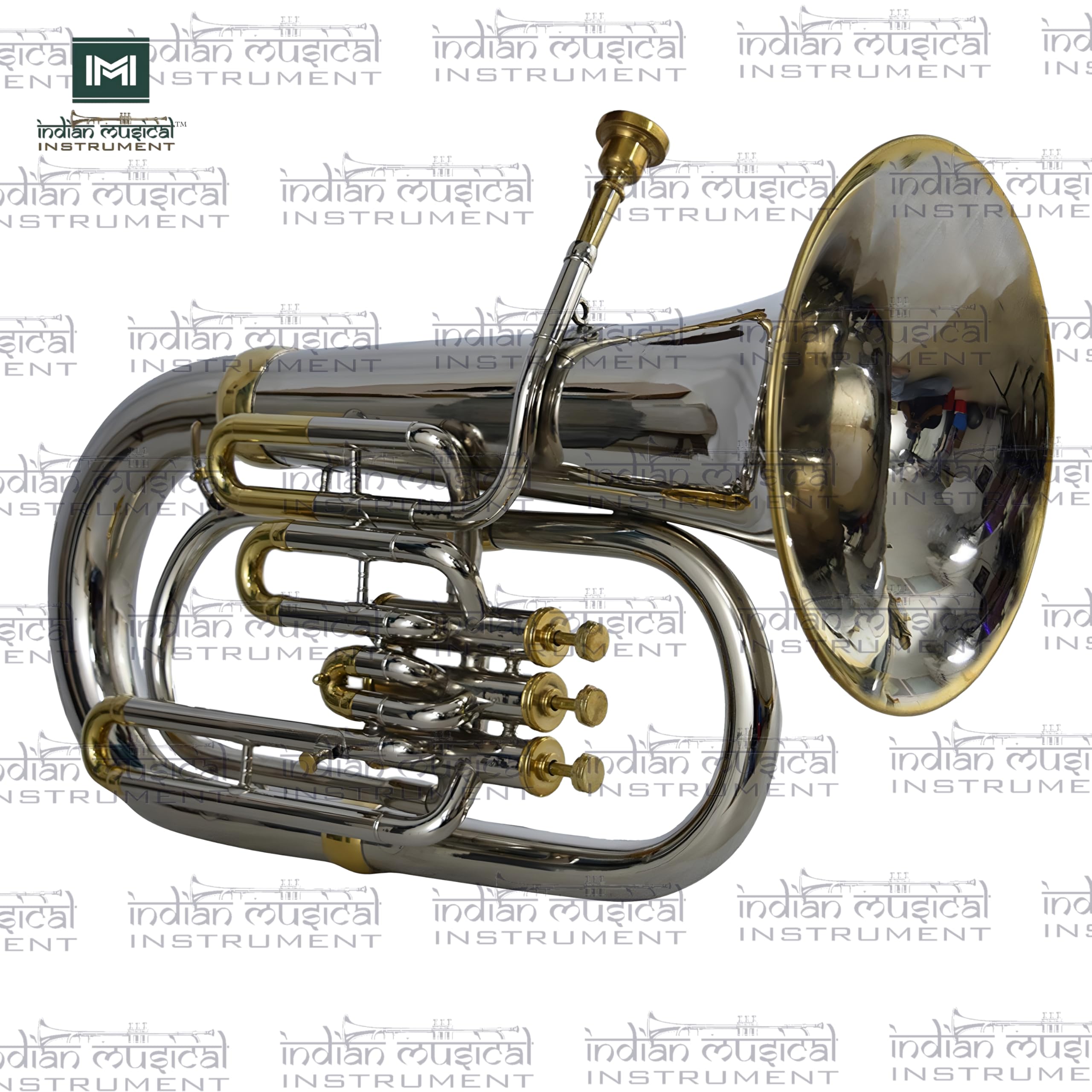 Euphonium 3-Ventil-Messinginstrument mit warmem Ton, glatte Ventile, für Musiker und Studenten