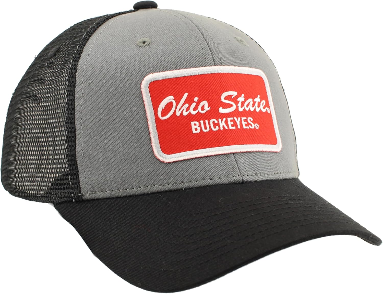 Ohio State Buckeyes NCAA Officially Licensed Snapback Hat Big Rig Patch Black Gray Brick - Image 5