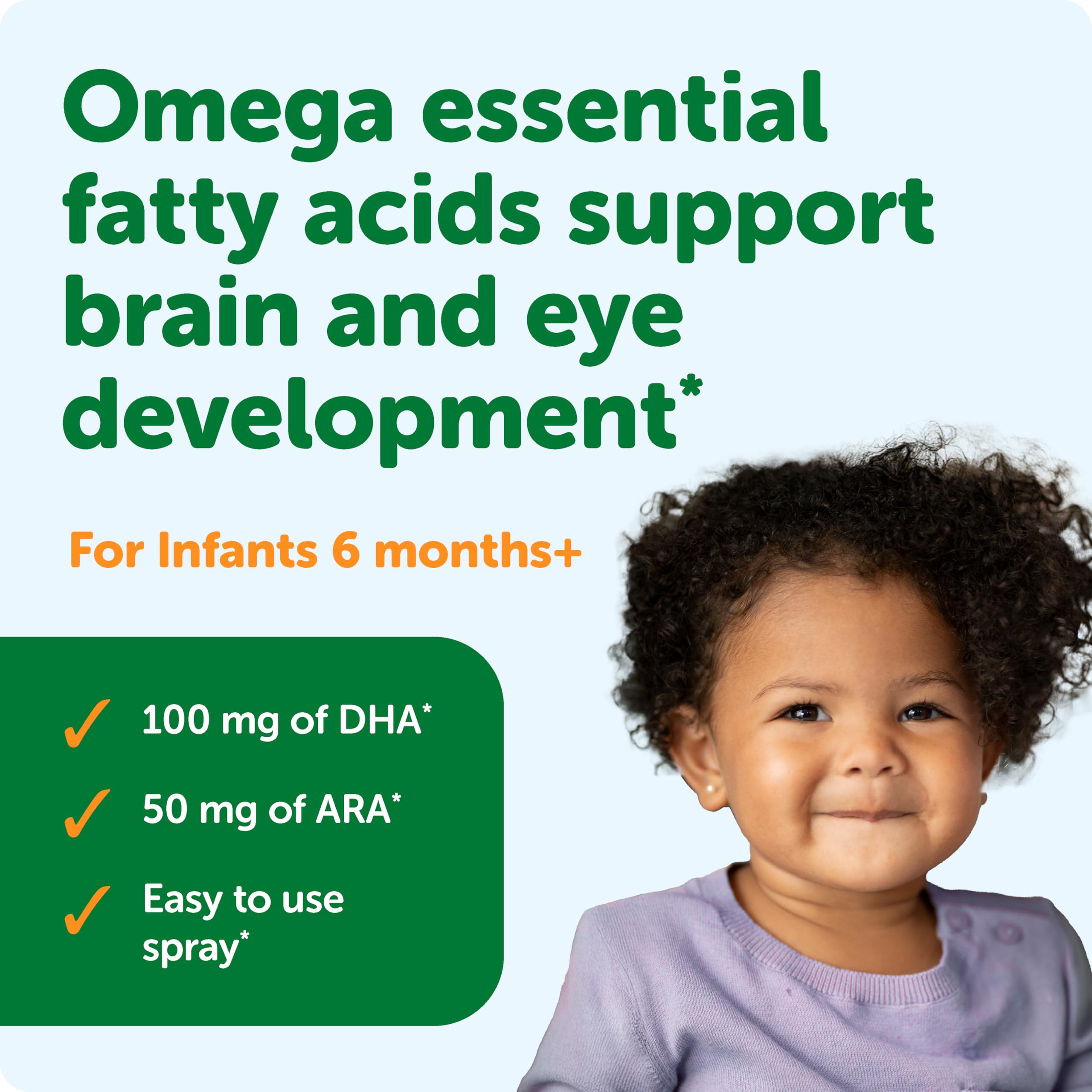 Ddrops Baby Algae DHA + ARA, 30 Sprays — Amazon image 2