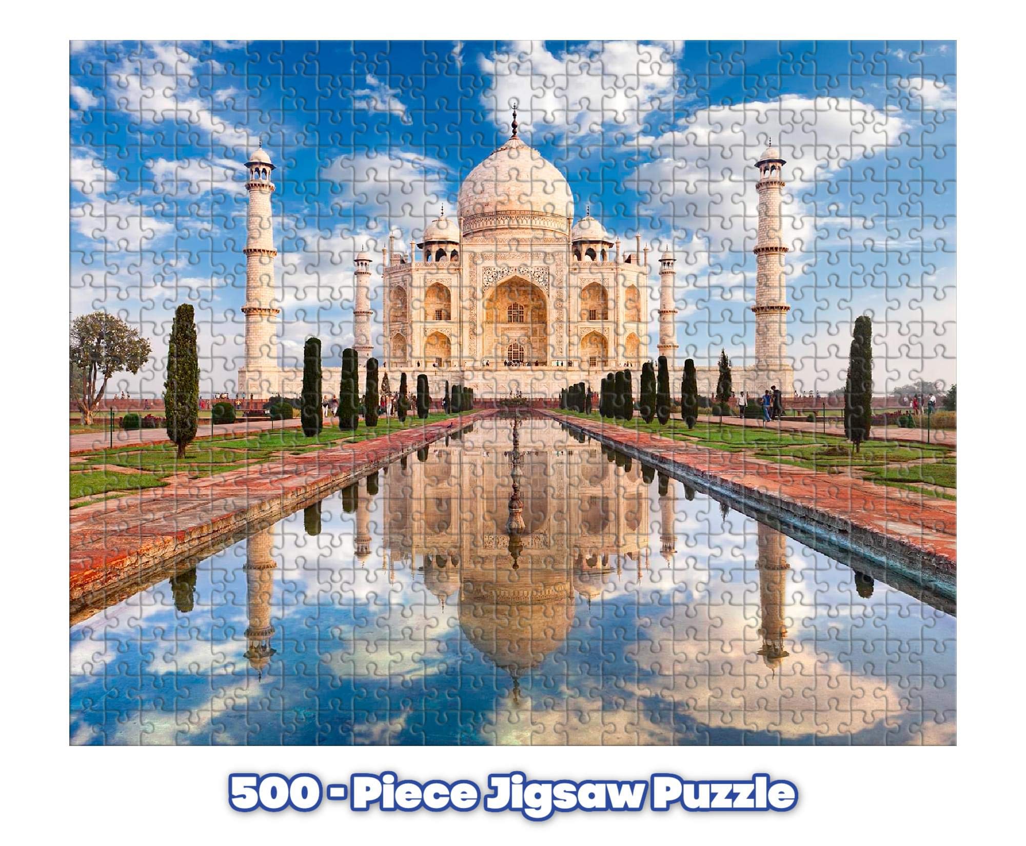 Amazon.com: Taj Mahal At Sunrise India Puzzle for Adults, Kids