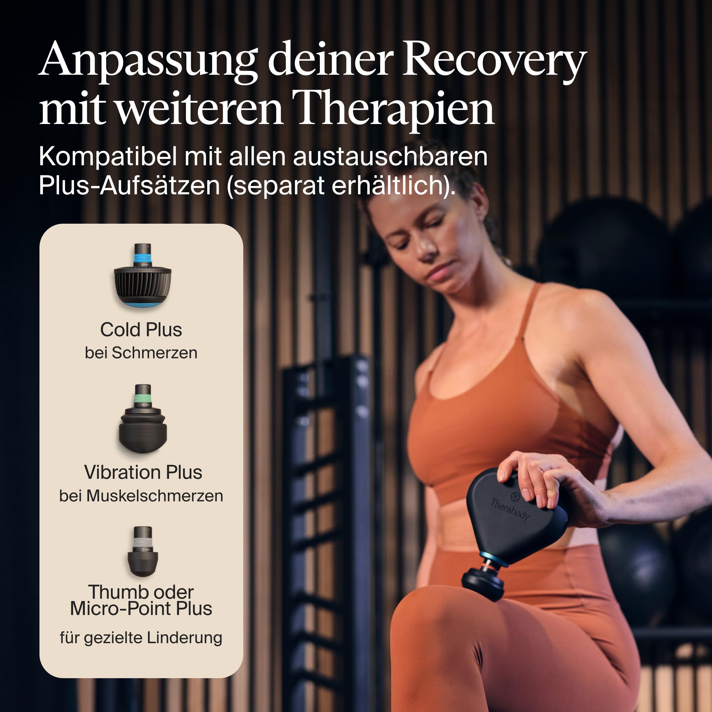 Therabody Theragun Mini Plus Tragbare Massagepistole mit Wärme (Schwarz) | Muscle Massager Gun On-the-Go - Travel Essential for Deep Tissue Back , Neck Arm & Leg Muscle Tension Relief & Revocery