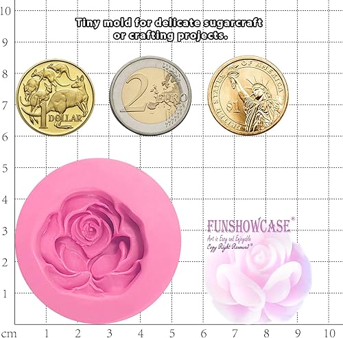 Miniatura 3 de Funshowcase Molde de silicona de fondant rosa para decoración de pasteles Sugarcraft, decoración de cupcakes, arcilla polimérica, fabricación de