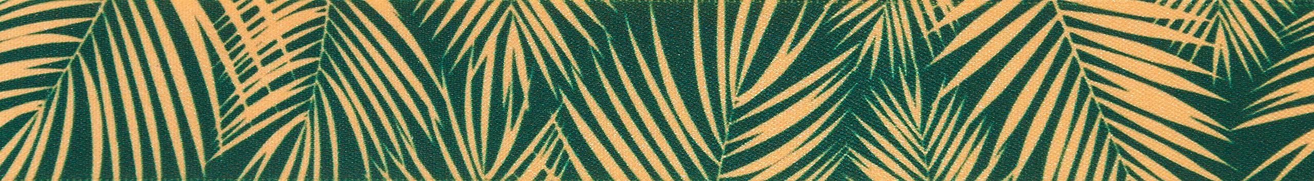 Berisfords Polyester Ribbon, Honey Gold/Emerald, 25mm x 20m