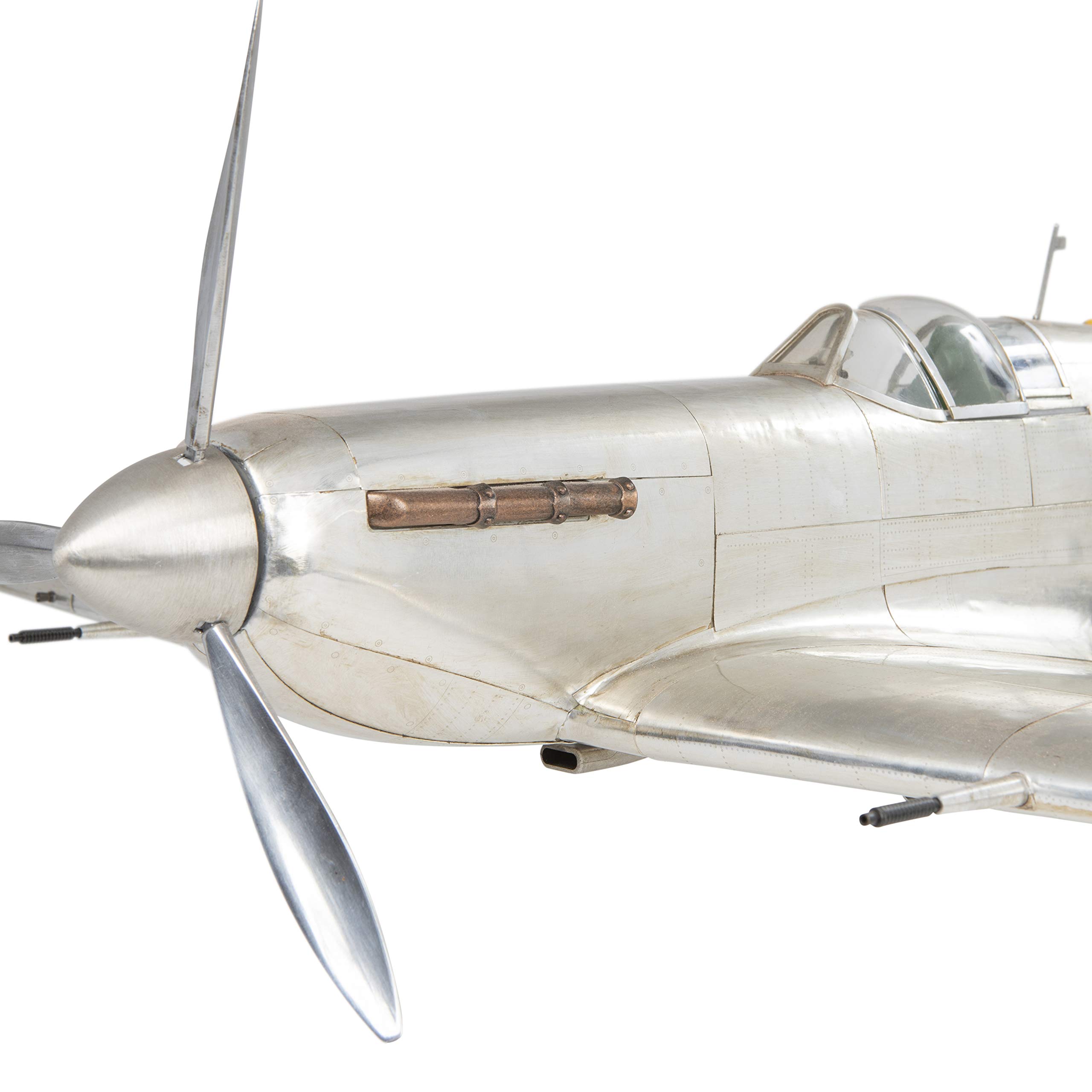 Authentic Models Brillibrum Modellflugzeug Supermarine Spitfire Plus Ständer Detailgetreu Metall Groß Flugzeug Bausatz Indoor Geschenke Geschenkidee