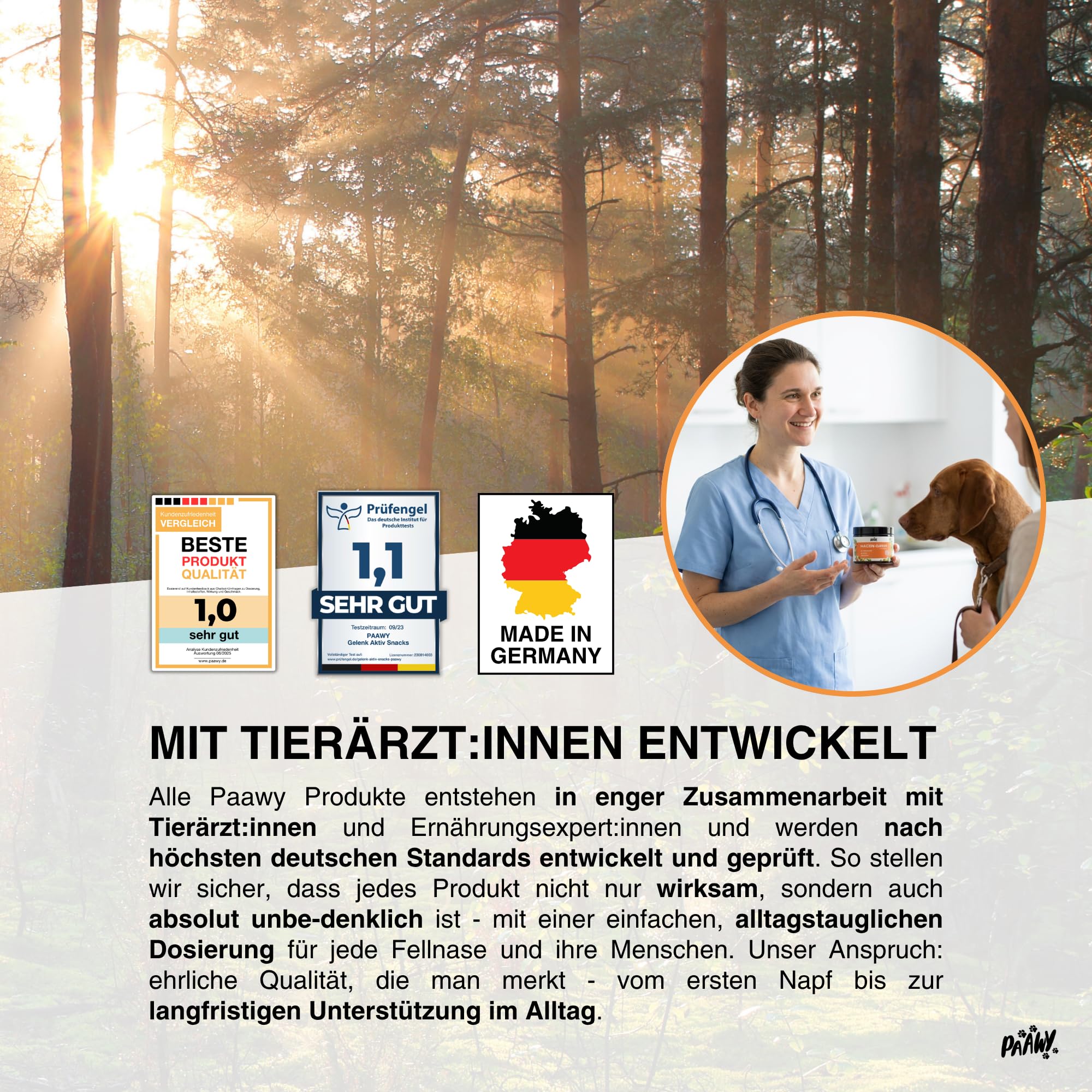 Probiotika Hund - 10-in-1 Wirkstoff-Komplex mit Ulmenrinde & Moor - Pro- & Präbiotika Futtertopping unterstützt bei Durchfall & Sodbrennen Hund - Gras- und Kotfresser Vorsorge Made in Germany