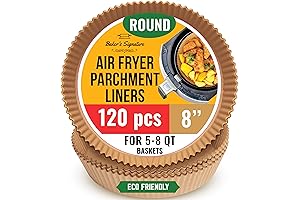 Round Baker's Signature Air Fryer Liners