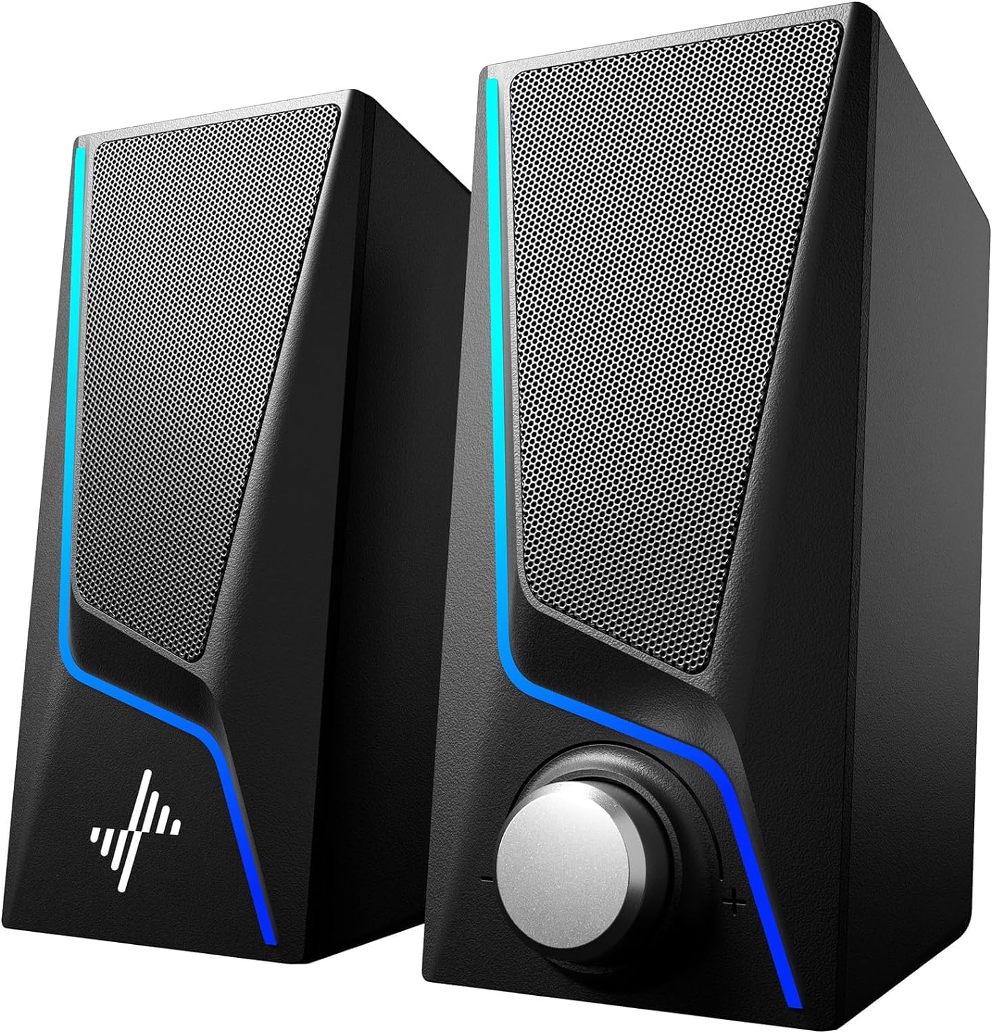 Nylavee Computer Speakers,Pc Speakers With 6 Lighting Modes,Usb Powered Computer Speakers For Desktop Monitor With 2 Bass-Boost Ports,2 Speaker Units,And 3.5Mm Aux-In Cable For Pc,Laptop,Tablet,Phone-picture-20
