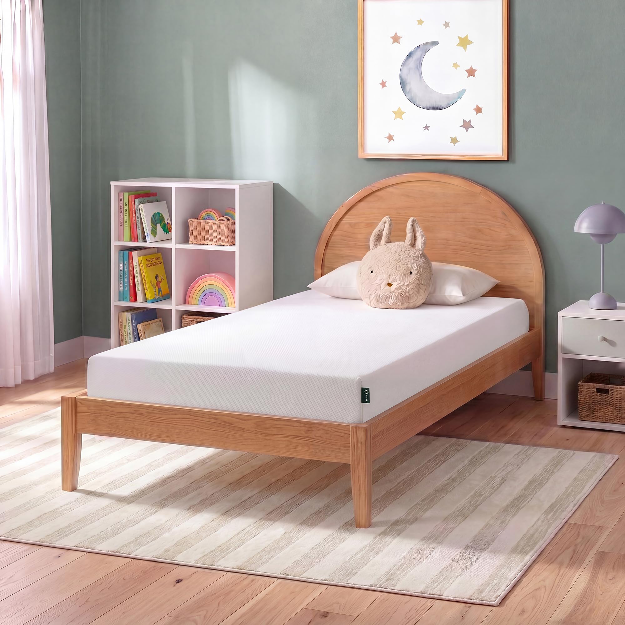 Zinus 6 Inch Twin Green Tea Memory Foam Mattress in a box