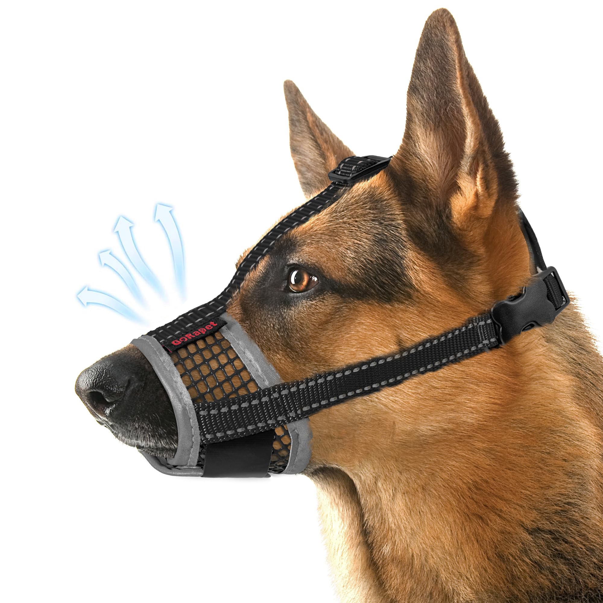 Amazon.com : GoRapet Dog Muzzle, Air Mesh Breathable Muzzle for
