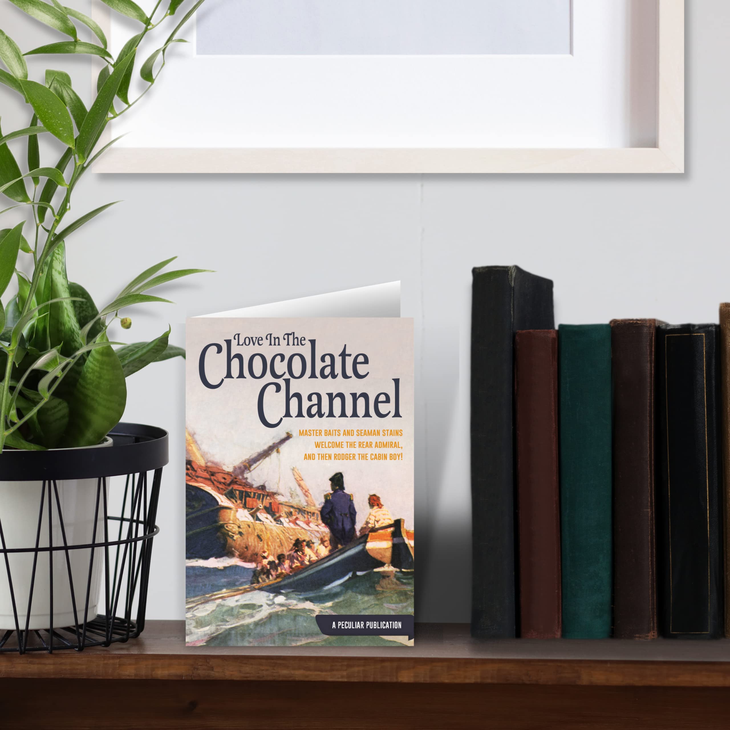 Between The Covers Carte De Vœux Humoristique, Sauvetage