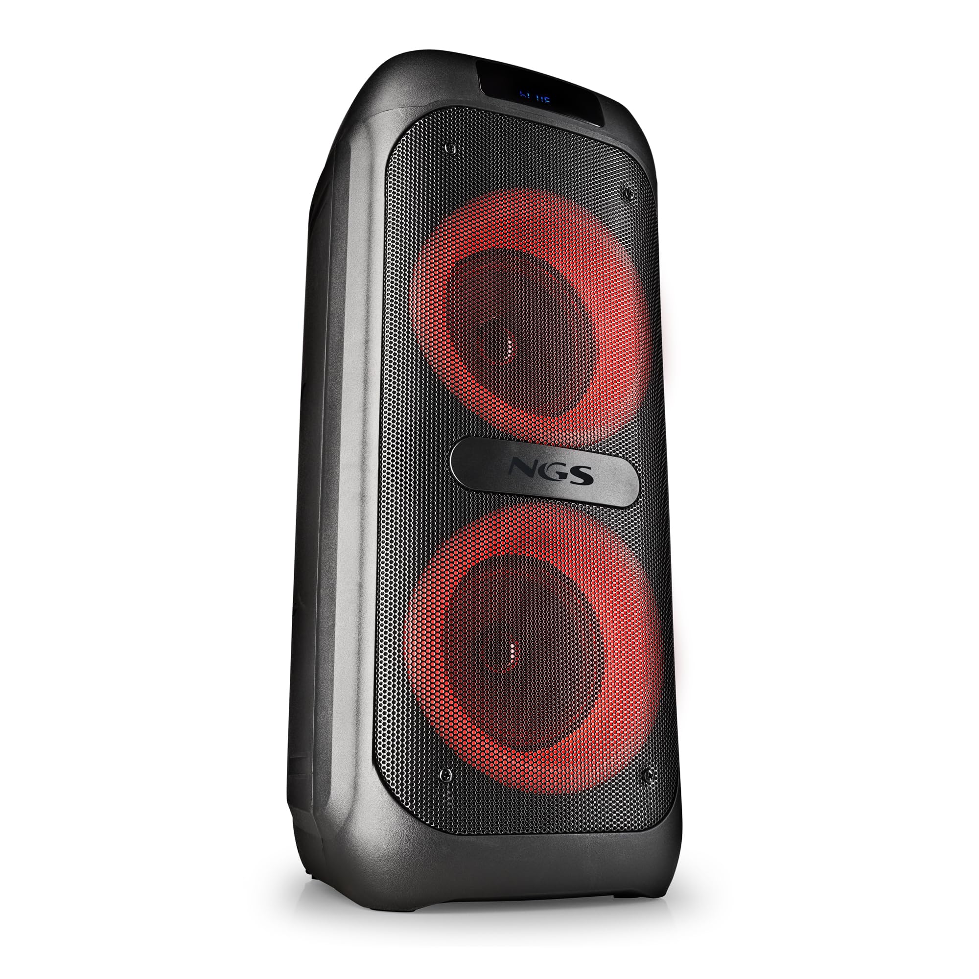 NGS Wild Banger 2 – Altavoz Compatible con Tecnología Bluetooth | 160W potencia pico, True Wireless, luces RGB, función karaoke con entrada micro, batería 4h, lector USB/TF 128GB y Radio FM.