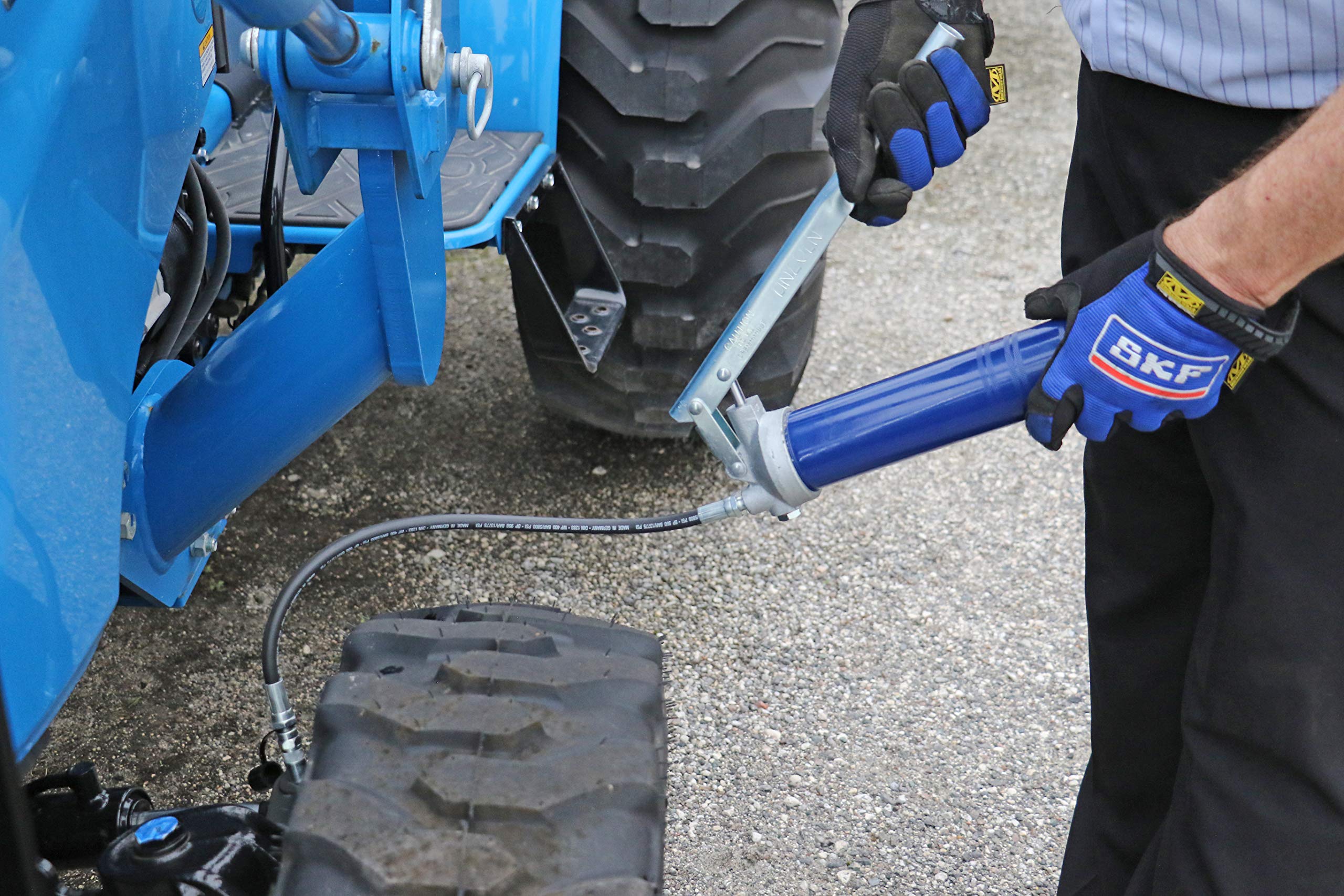 Lincoln 1147 Heavy Duty LeverAction Manual Grease Gun with 18inch