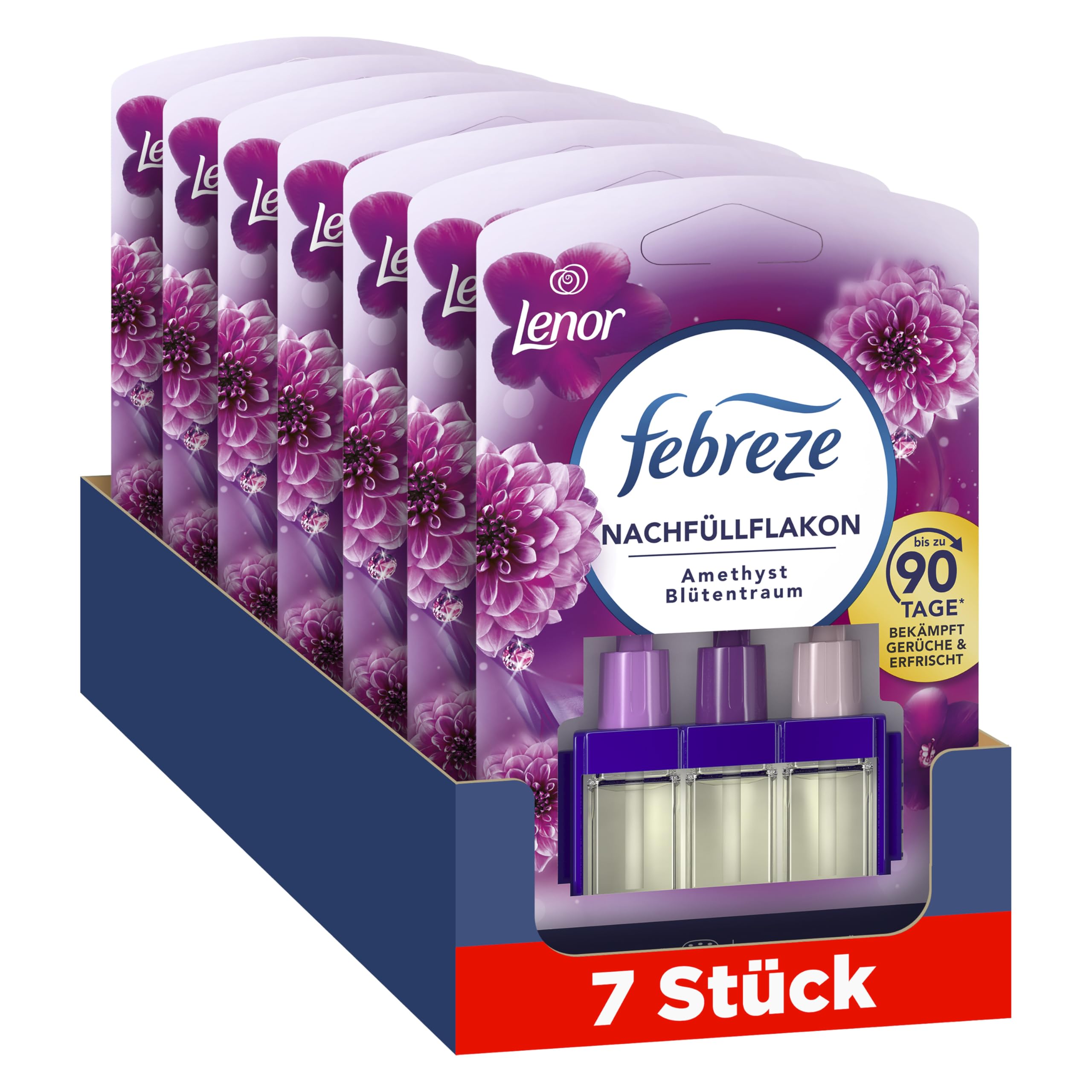 Febreze 3Volution Duftstecker 7xNachfüller, Amethyst Blütentraum Raumduft