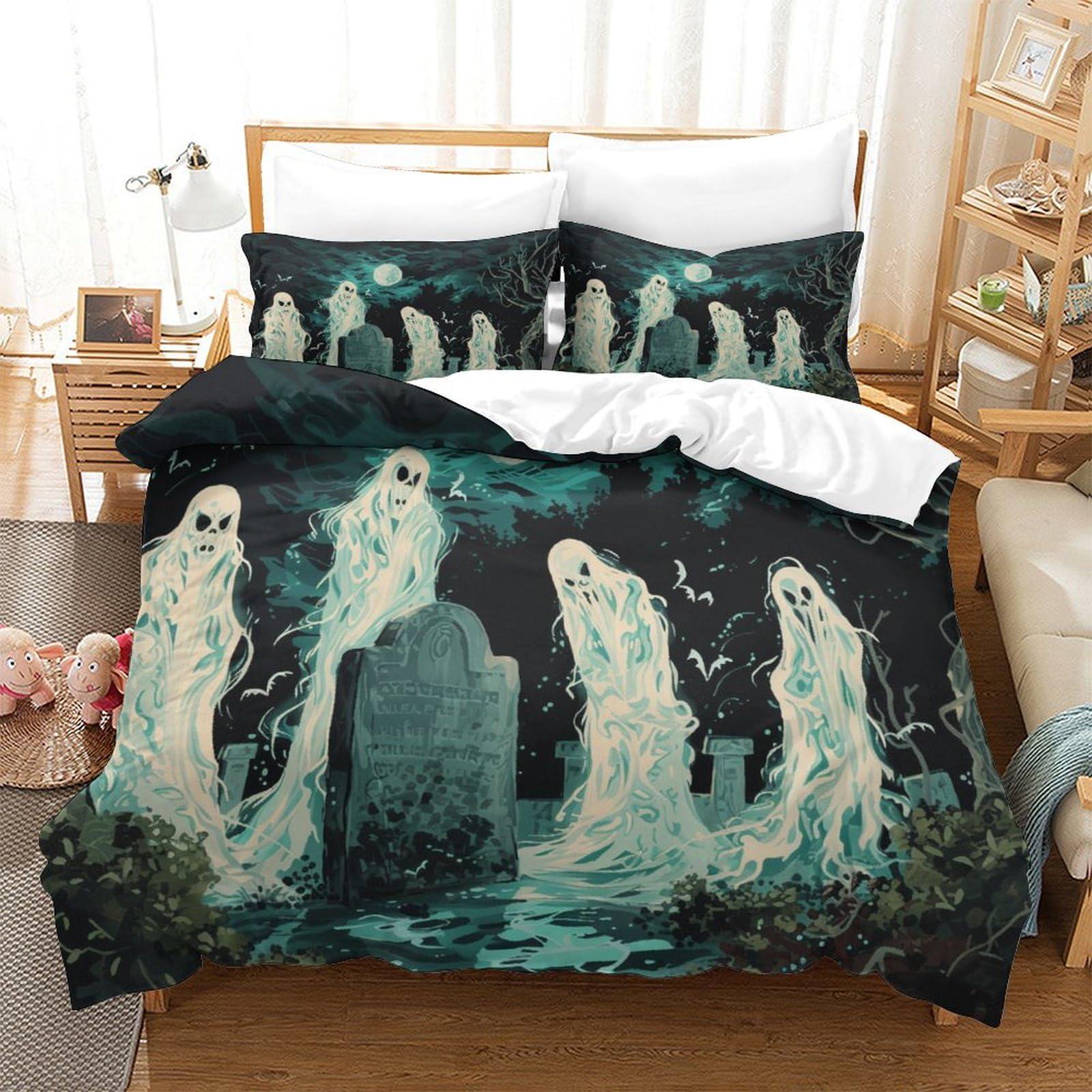 Parure de lit de qualité hôtelière 260x220 ultra douce hypoallergénique