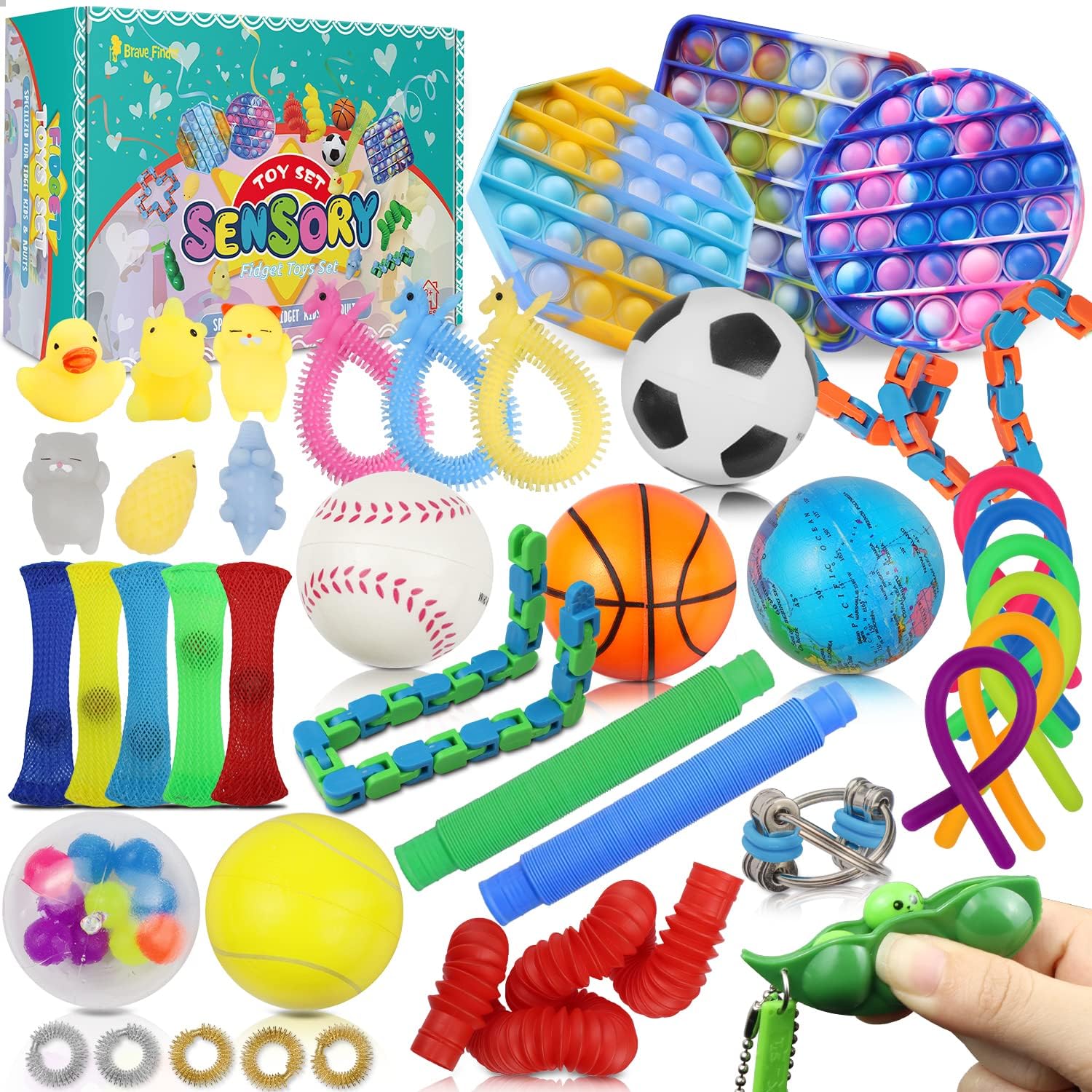 41 Pcs Sensory Fidget Toys Pack for Stress Relief, Tunisia Ubuy