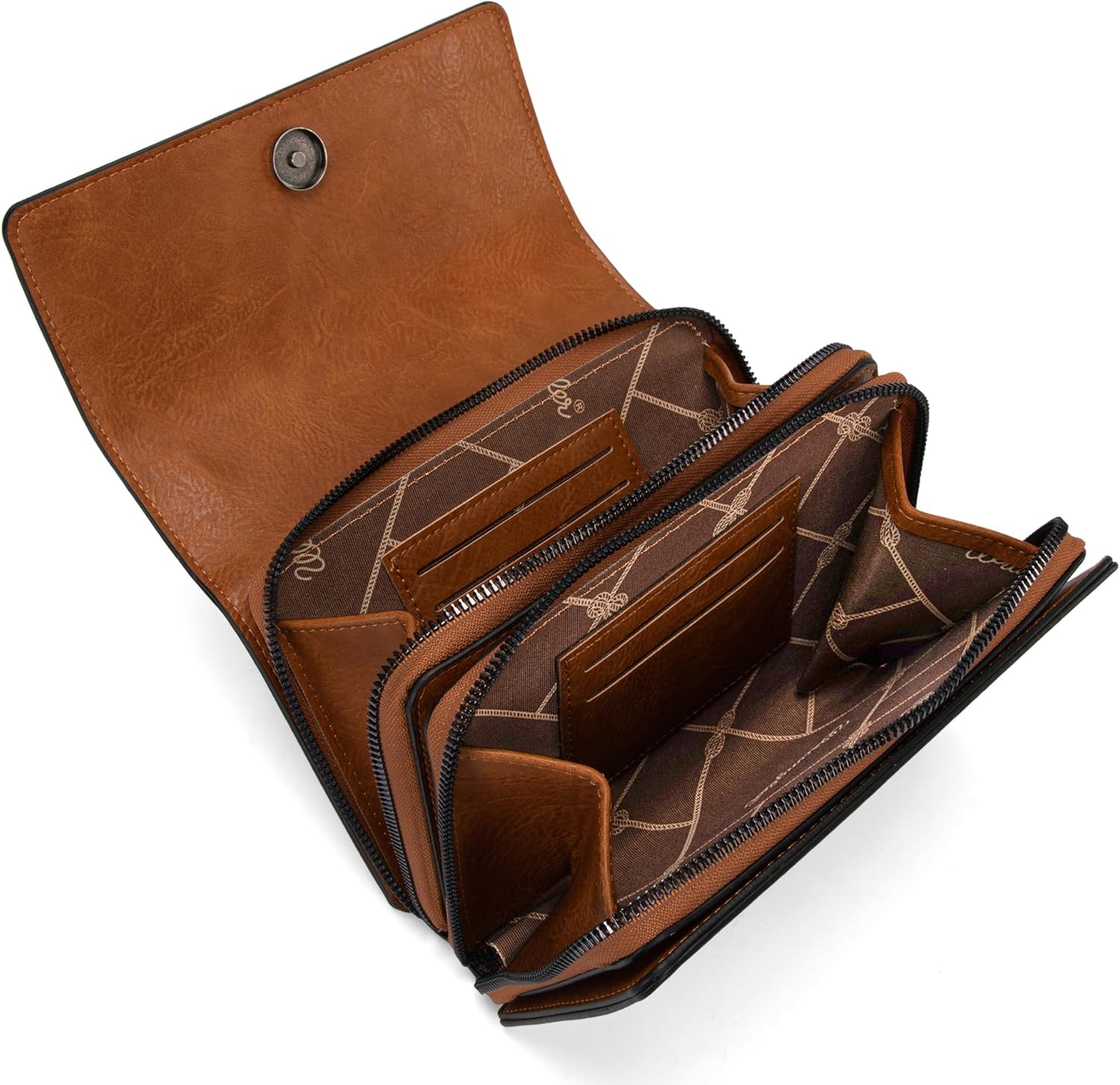 Wrangler Flap Crossbody Purse for Women Shoulder Bag Vintage Wallets with Chain Strap - Image 5