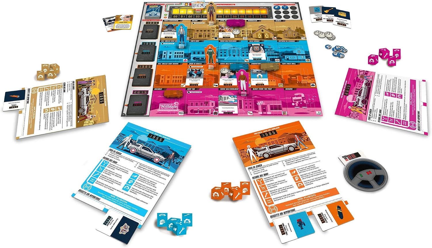 Ravensburger - Back to The Future Italian Version - Strategic Board Game, 2-4 Players, 10+ Years