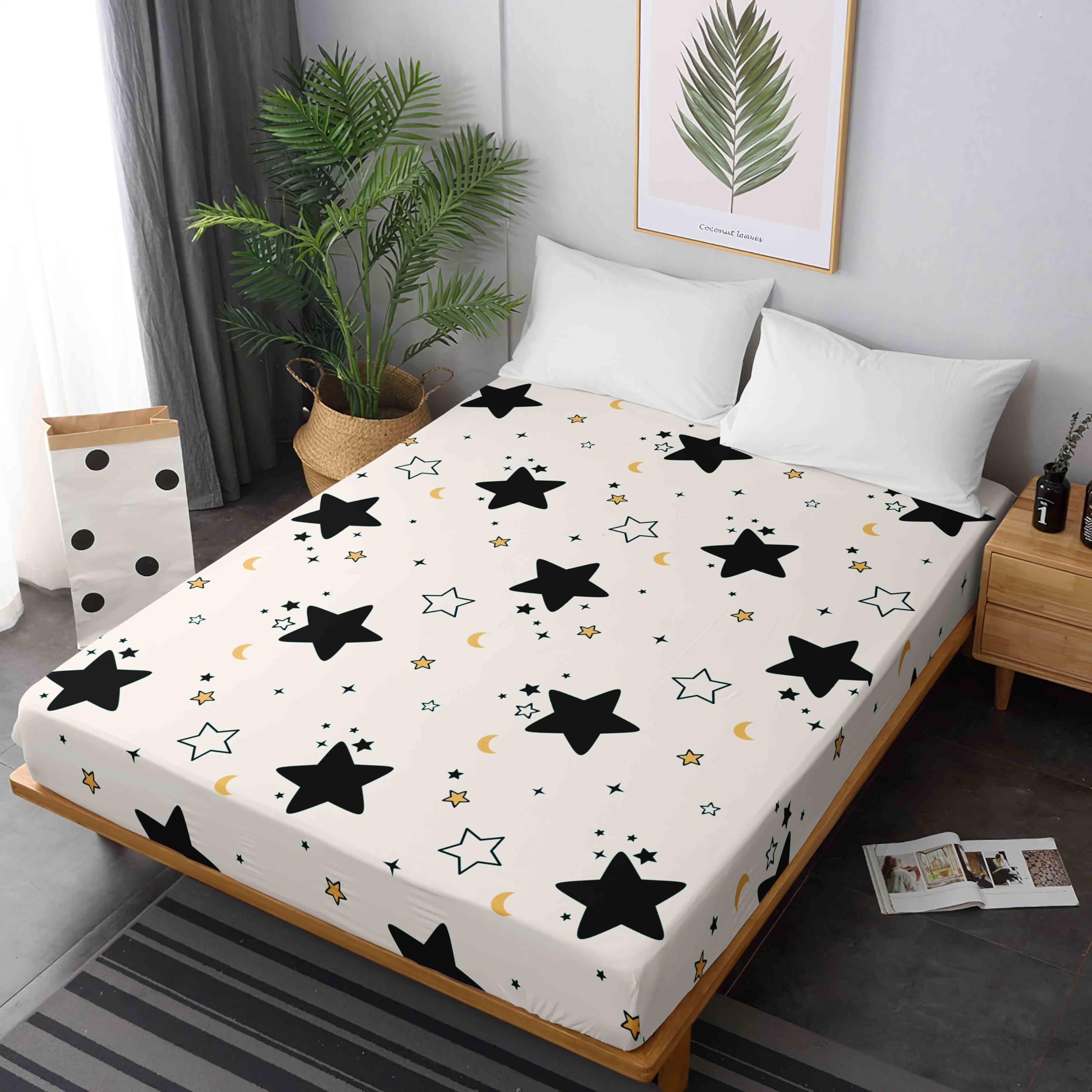 Lenzuolo sotto maxi con angoli 100% cotone matrimoniale singolo 1p e 1/2 SOGNI e