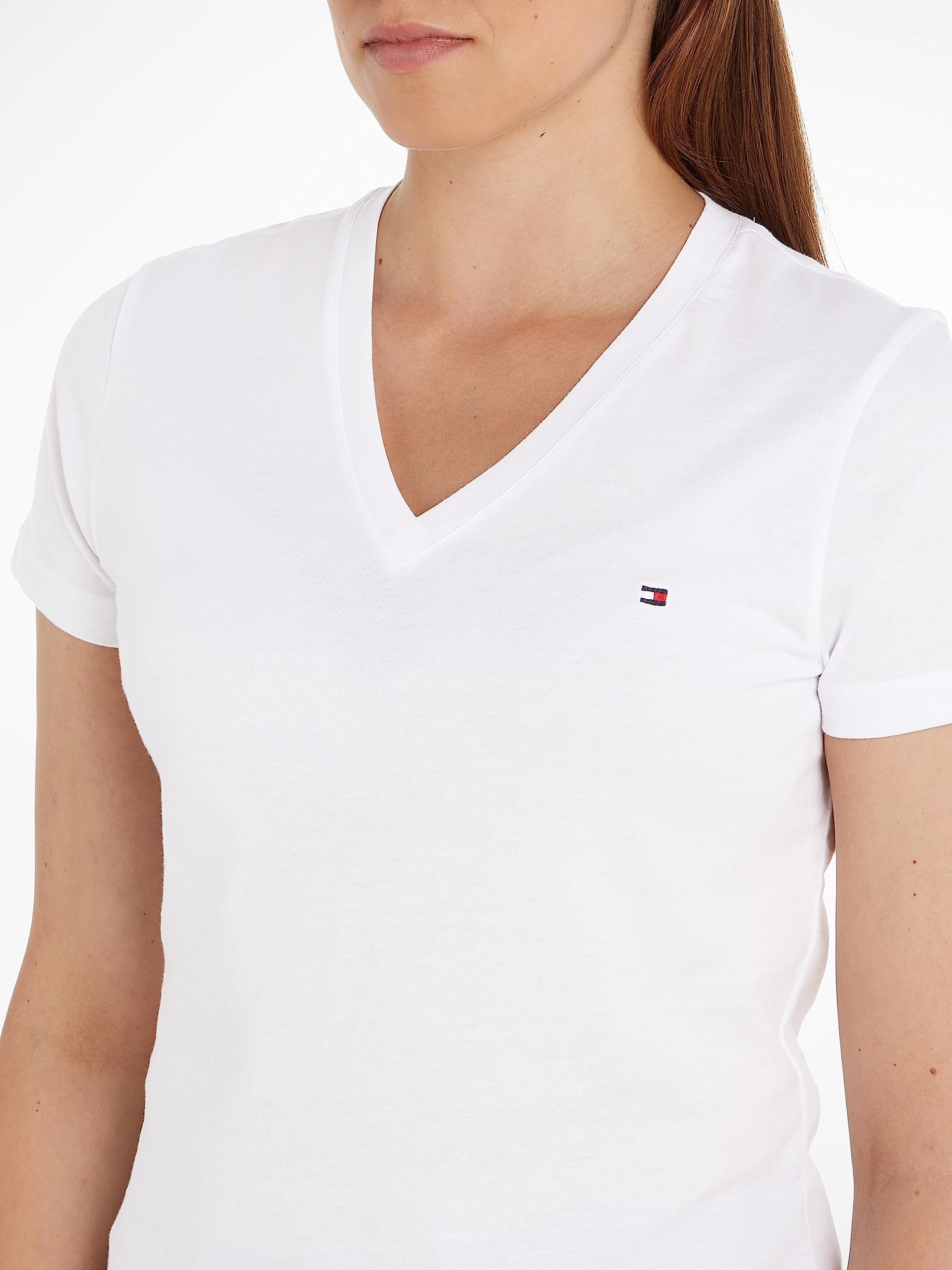 Tommy Hilfiger Koszulka Kobiety Heritage V-nk Tee (1 w zestawie)