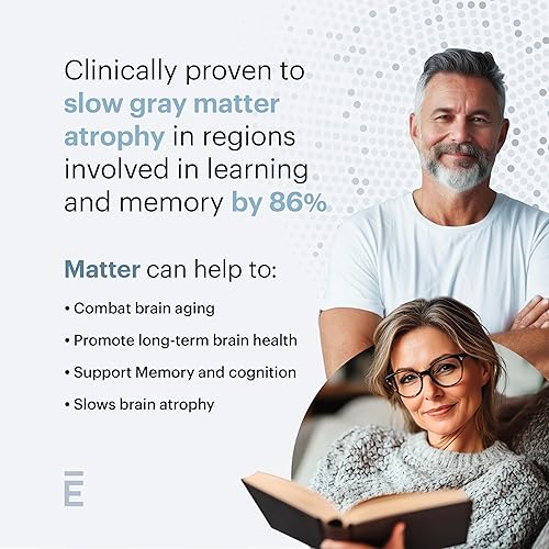 Miniatura 2 de ELYSIUM Matter Suplemento cerebral para memoria y enfoque, fórmula avanzada de memoria con Omega 3, vitaminas recomendadas por médicos para la salud