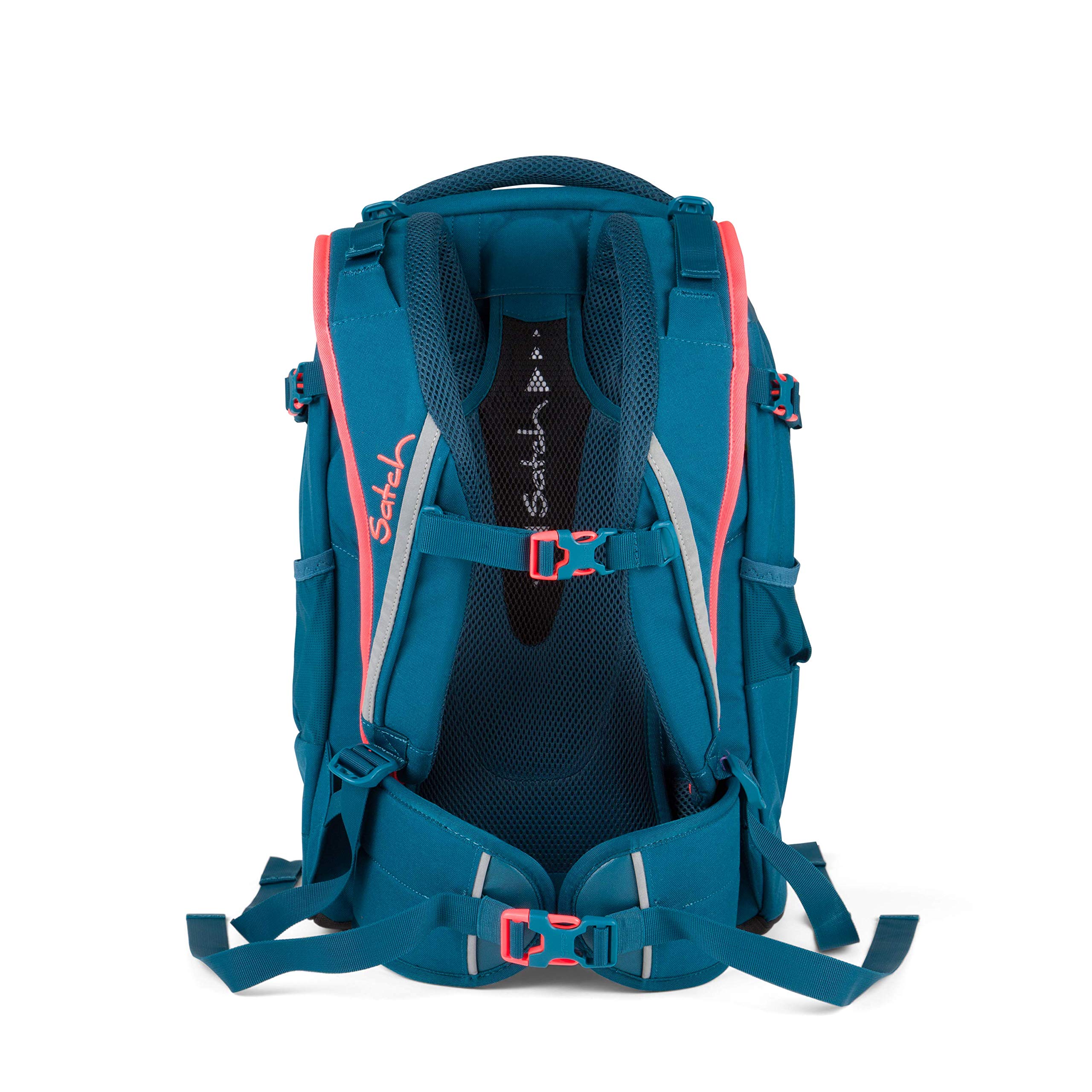 Satch pack school backpack from 5th grade ergonomic 30L Deep Sea - Turquoise