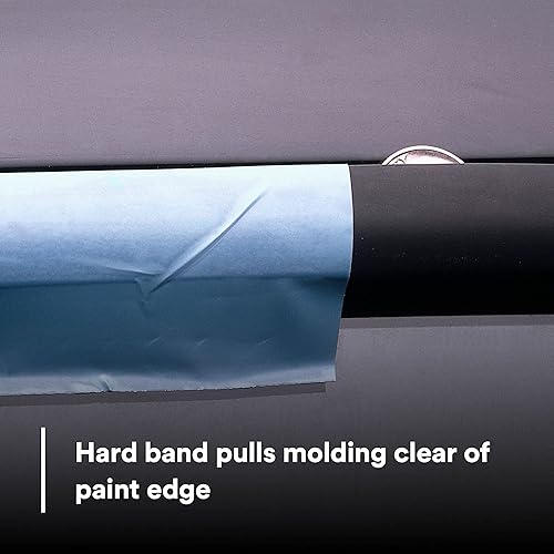 Miniatura 7 de 3M Cinta adhesiva perforada 06348, protección de pintura para moldear, cinta de elevación de recortes, desgarro de mano, banda dura de 0.591 in,